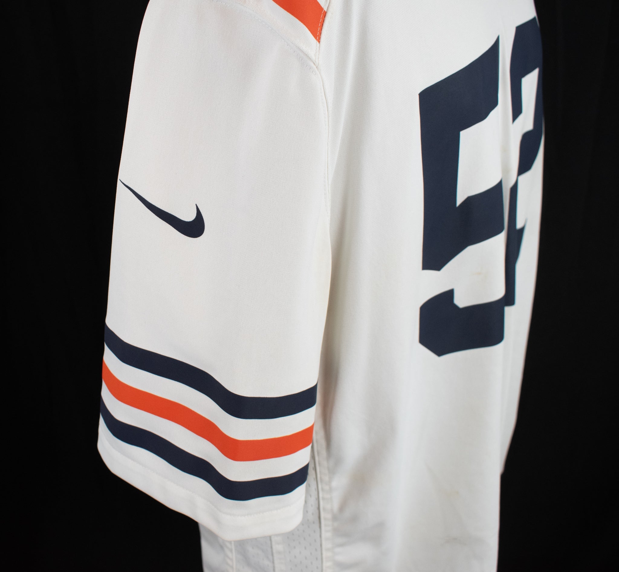 Chicago Bears On Field Nike White Jersey Khalil Mack 52 NFL Football Large