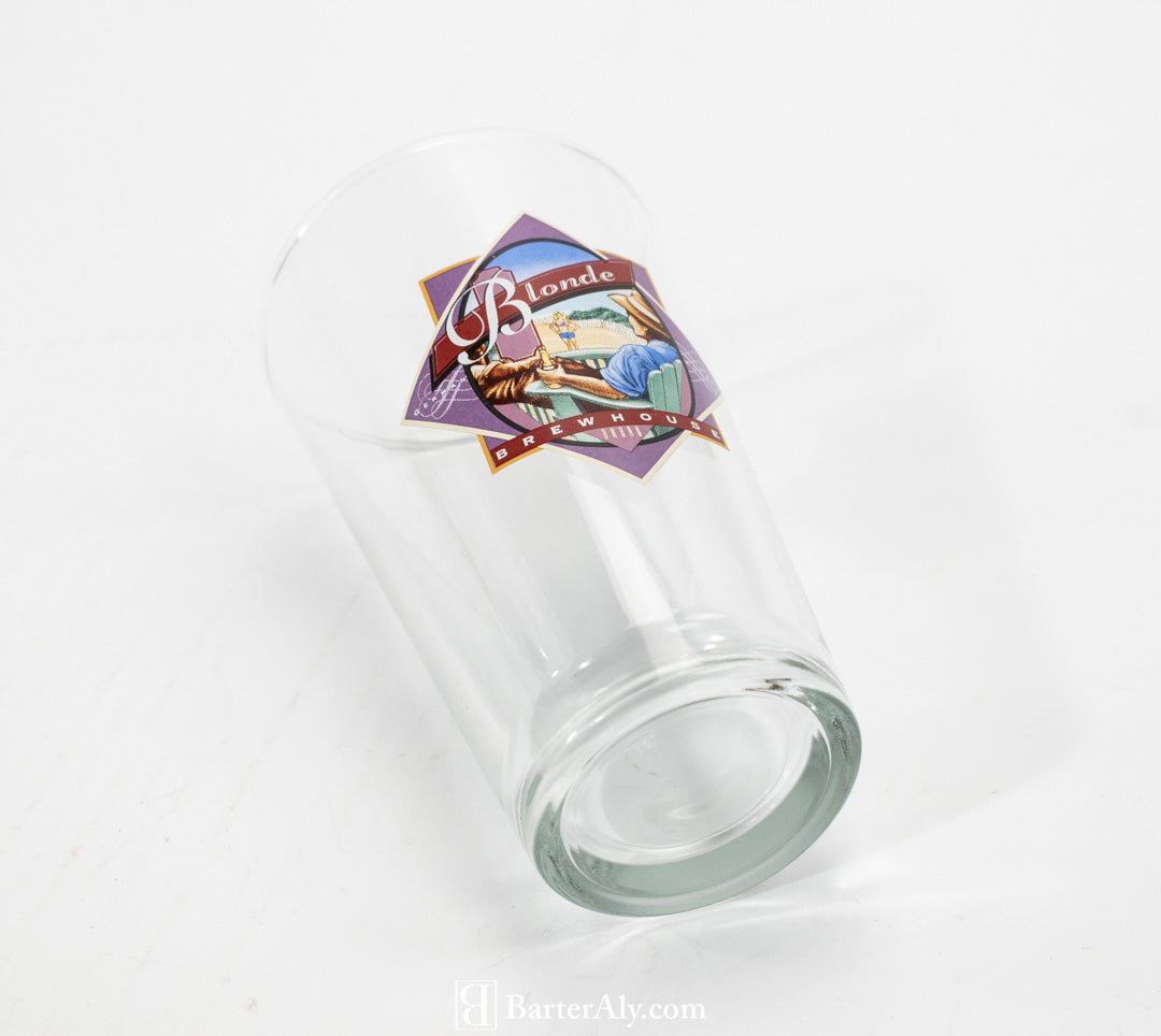 Blonde Brewhouse Beer Glass 6 Inch Pint Glass