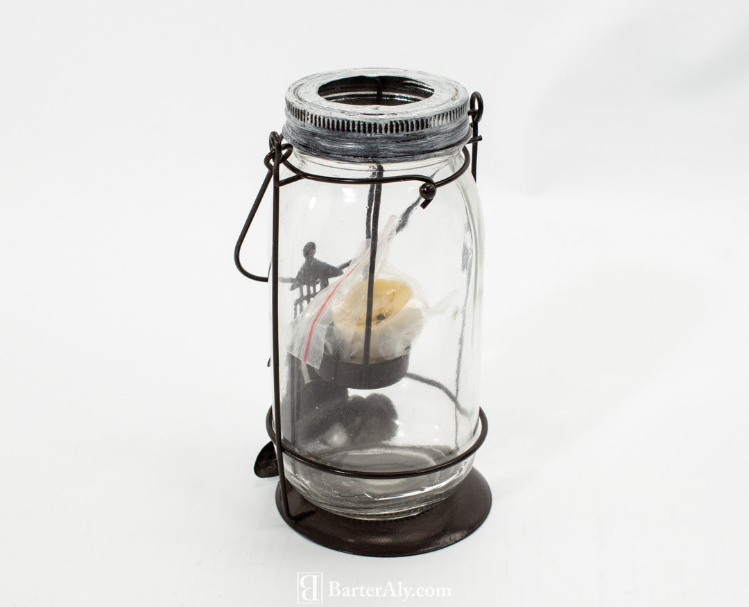 Hanging Candle Jar Unused Lighthouse Home Decor Used