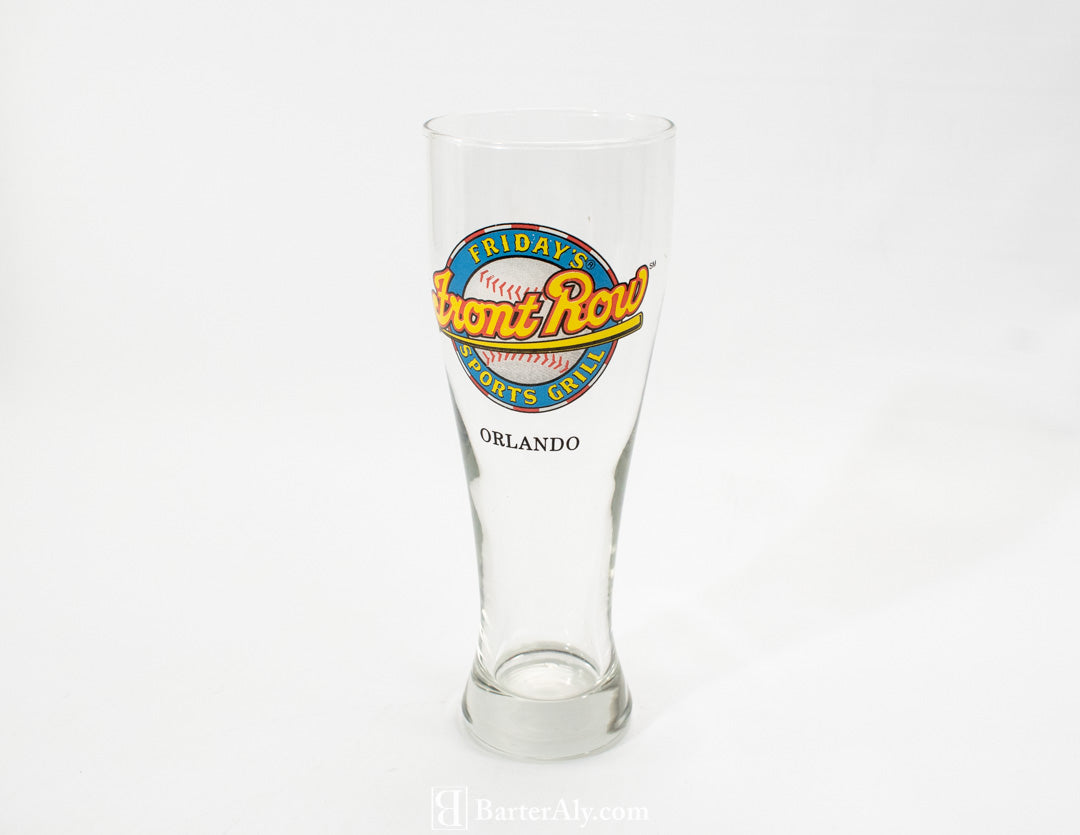 Friday’s Front Row Sports Grill Orlando Tall Glass Beer Glass