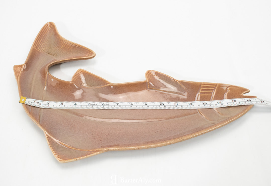 Large Fish Serving plate Dinner Table decor Plate center Piece used Large