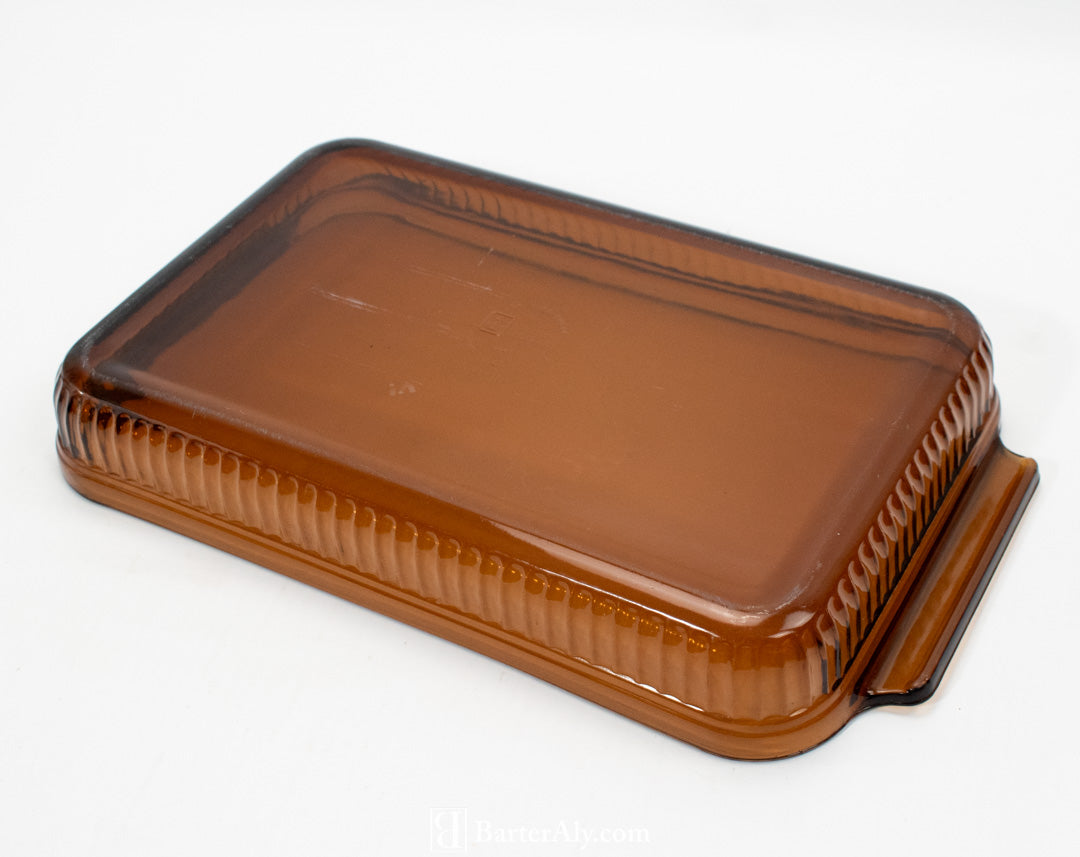 Achor Hocking Cooking Glassware Brown Cooking 9 X 14 - 3 QT Holds