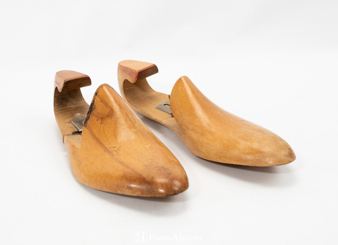 Mac Kay & Co Wooden Shoe Form Shaper Inserts Size 11in New York Used