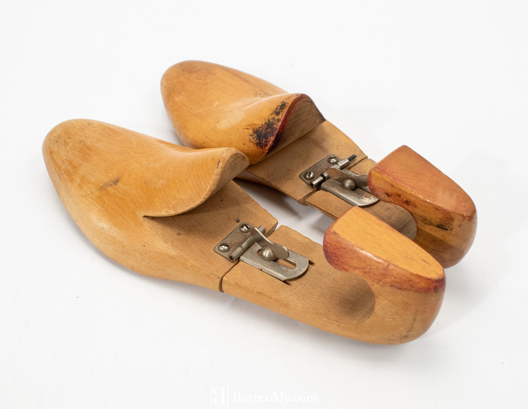 Mac Kay & Co Wooden Shoe Form Shaper Inserts Size 11in New York Used