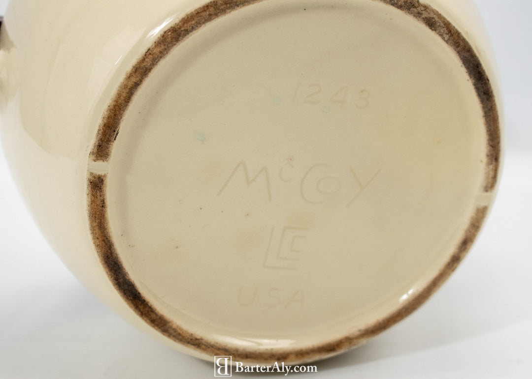 Mccoy 1243 USA Pottery used Clay Pot