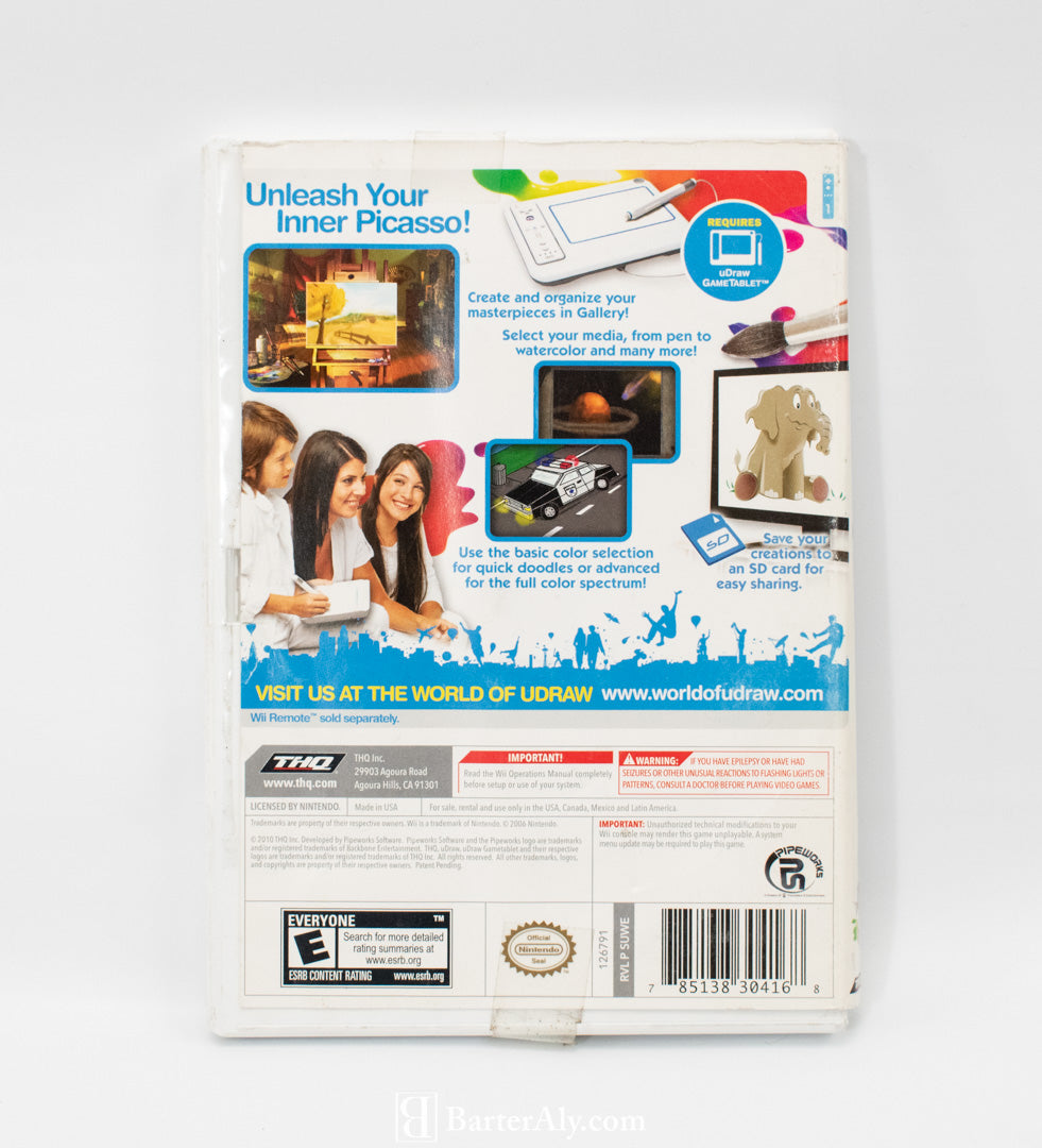 Nintendo Wii U Draw Studios USED Nintendo Video Game