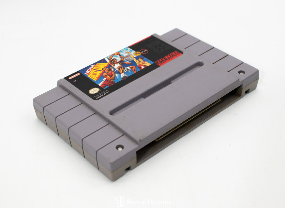 NCAA Basketball Super Nintendo Video Game Cartridge Used