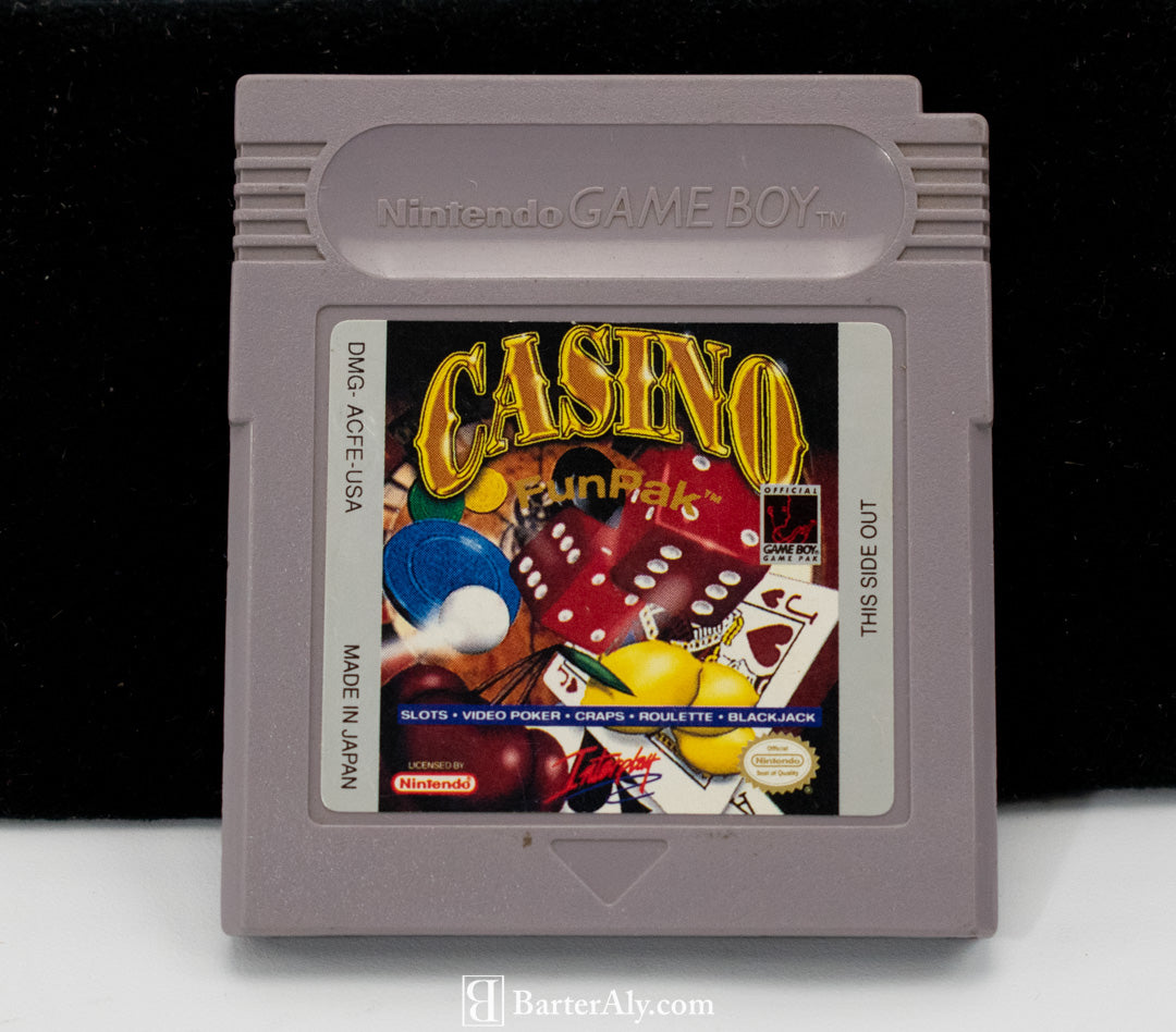 Casino Game Nintendo Game Boy Cartridge Used