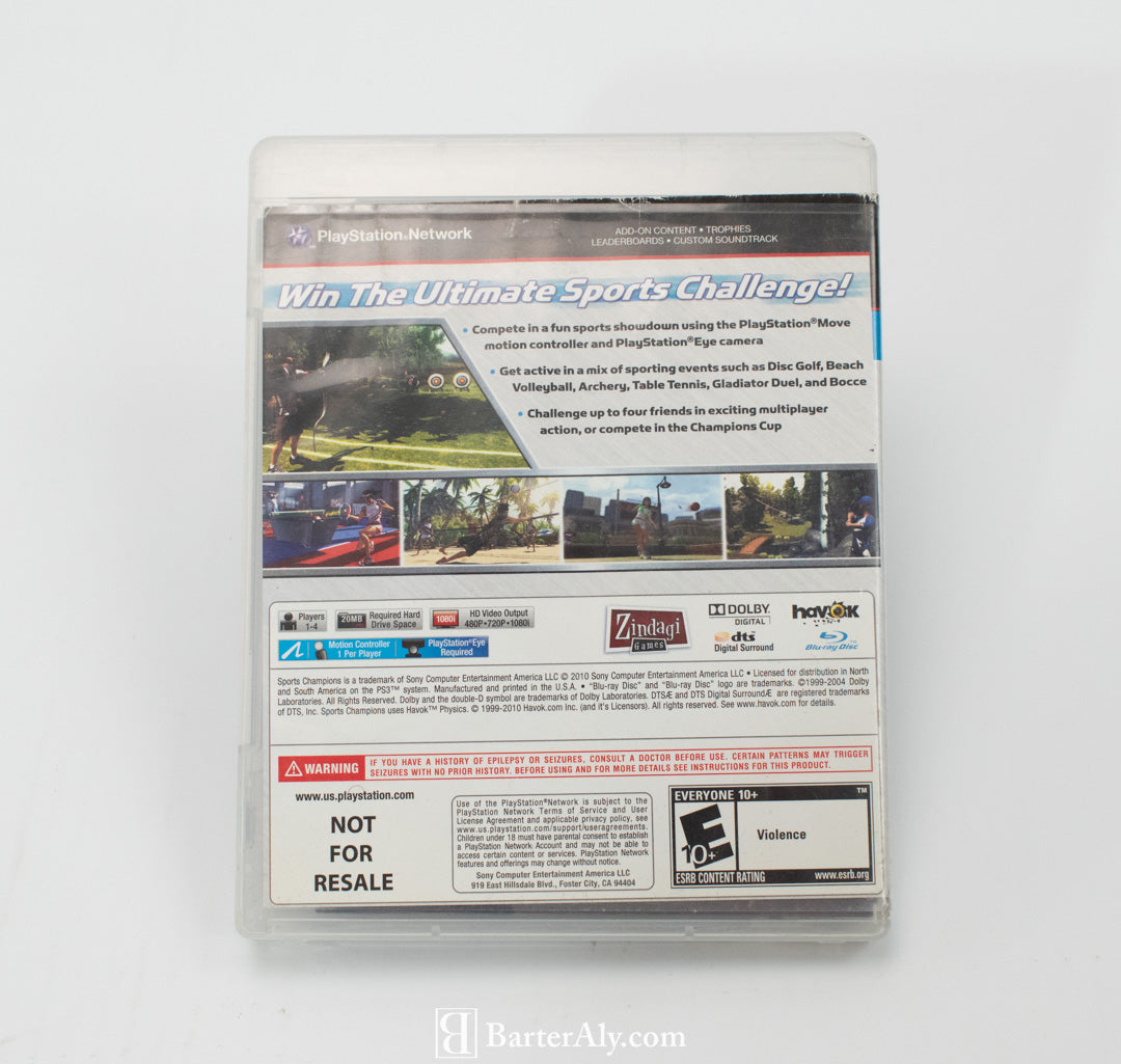 Sony Playstation 3 Video Game Sports Champion USED