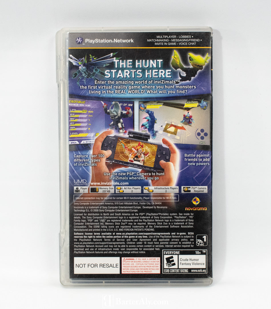 Invizimals PSP Game Used NOT For Resell
