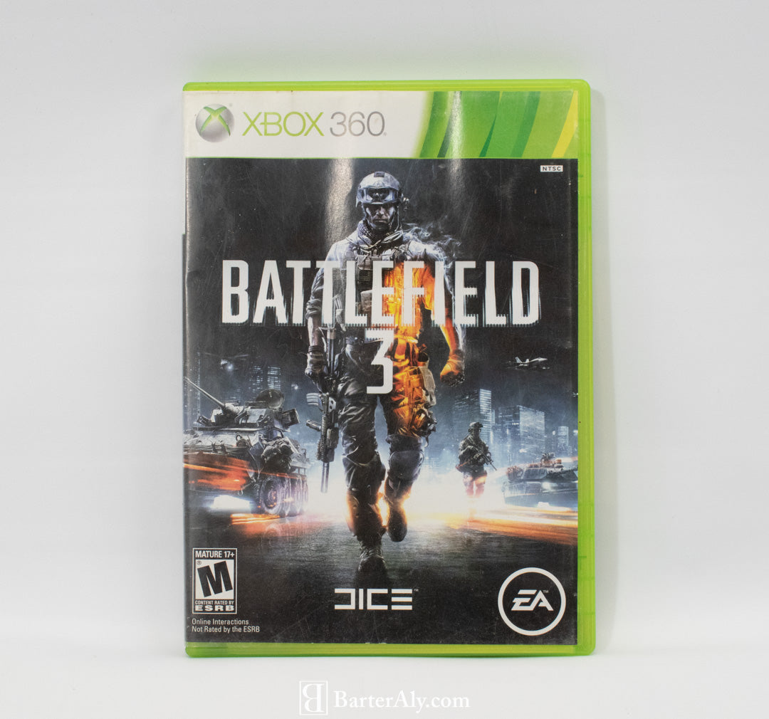 Xbox 360 Video Game Battle Field 3 EA Games Used