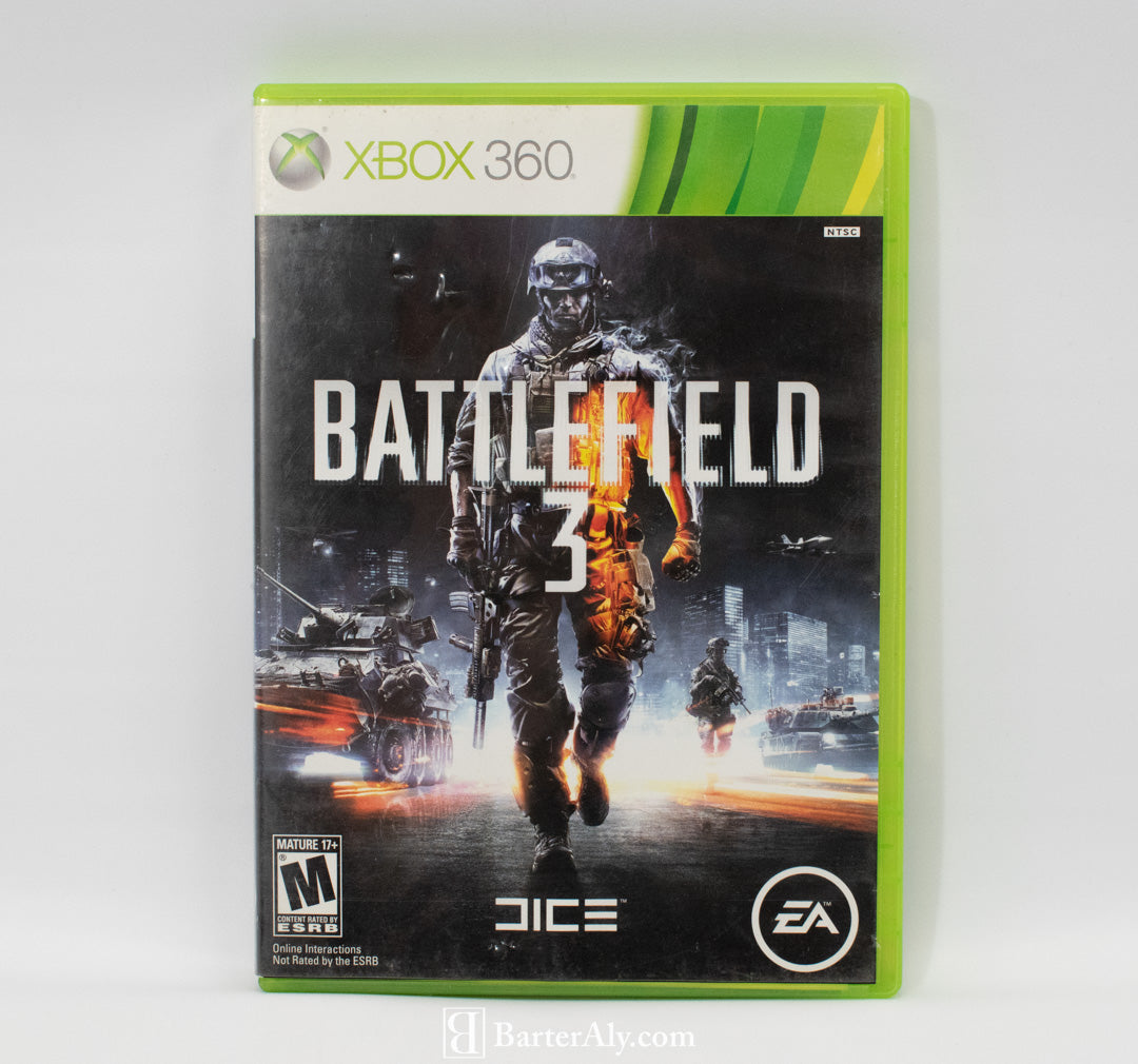 Xbox 360 Video Game Battle Field 3 USED (Disc 1 & 2)