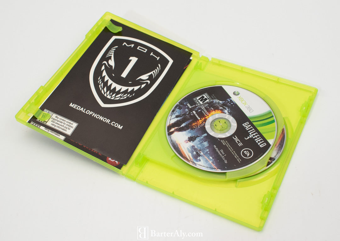 Xbox 360 Video Game Battle Field 3 USED (Disc 1 & 2)