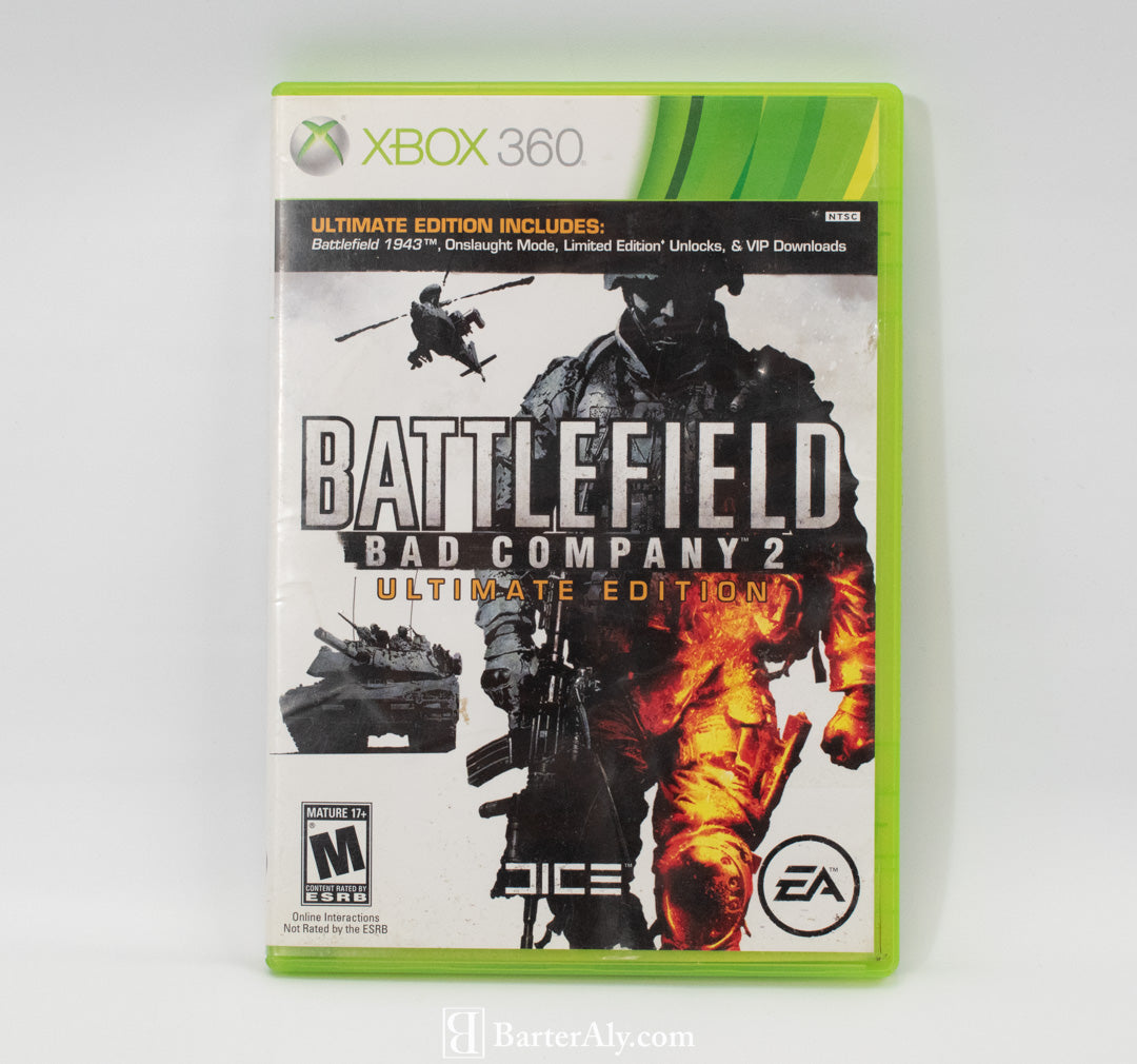 Xbox 360 Video Game Battle Field Bad Company 2 Ultimate Edition