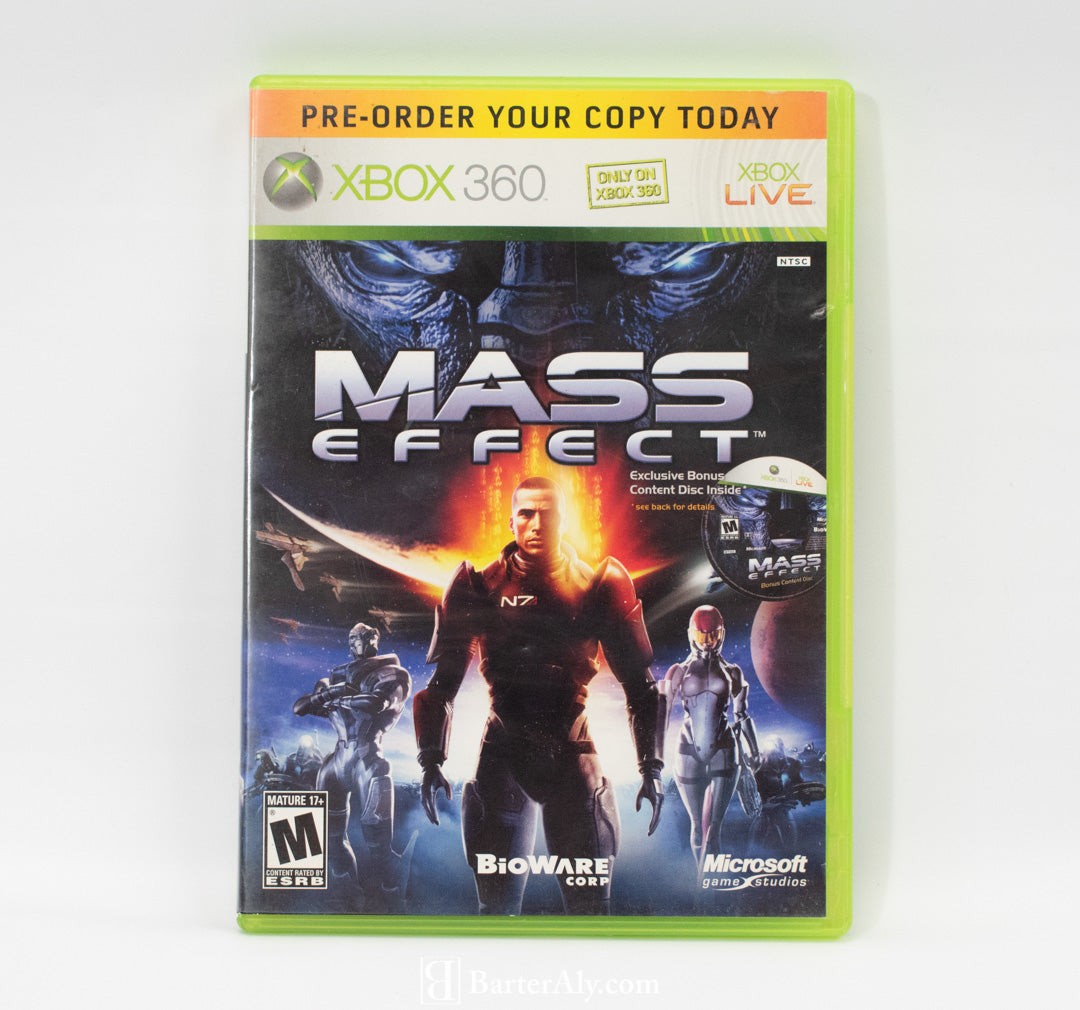Xbox 360 Video Game Mass Effect USED Microsoft