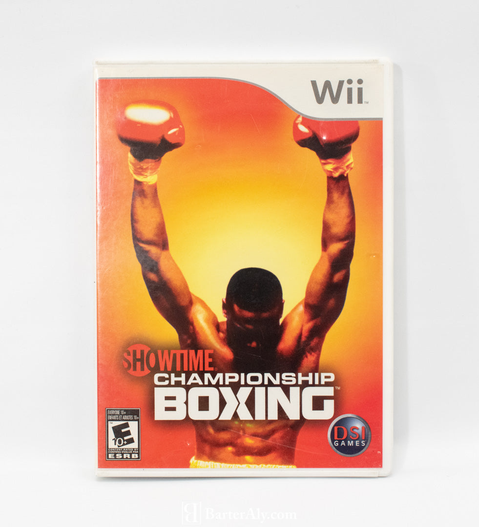 Show Time Championship Boxing Wii Used