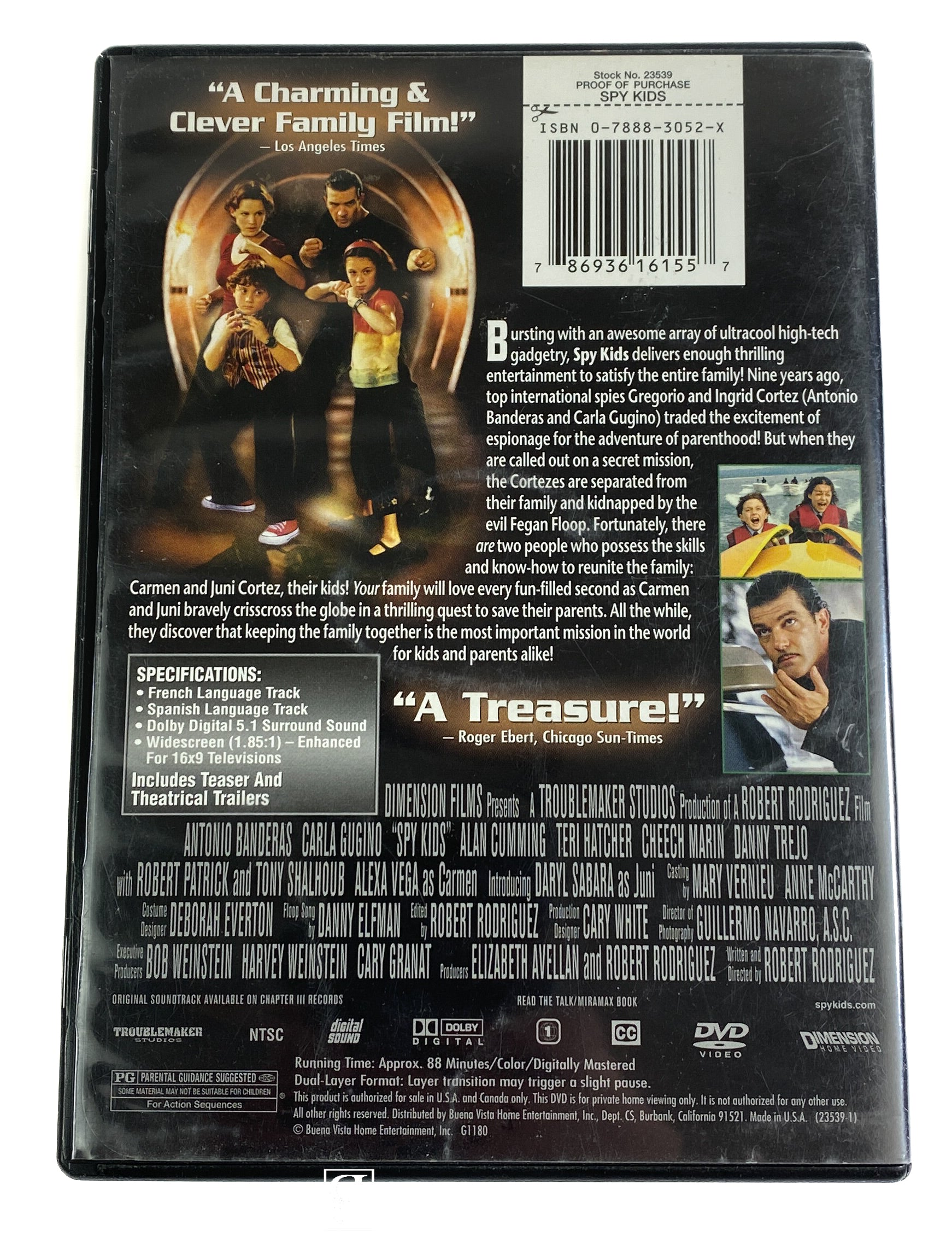 Spy Kids DVD Movie Used PG Movie