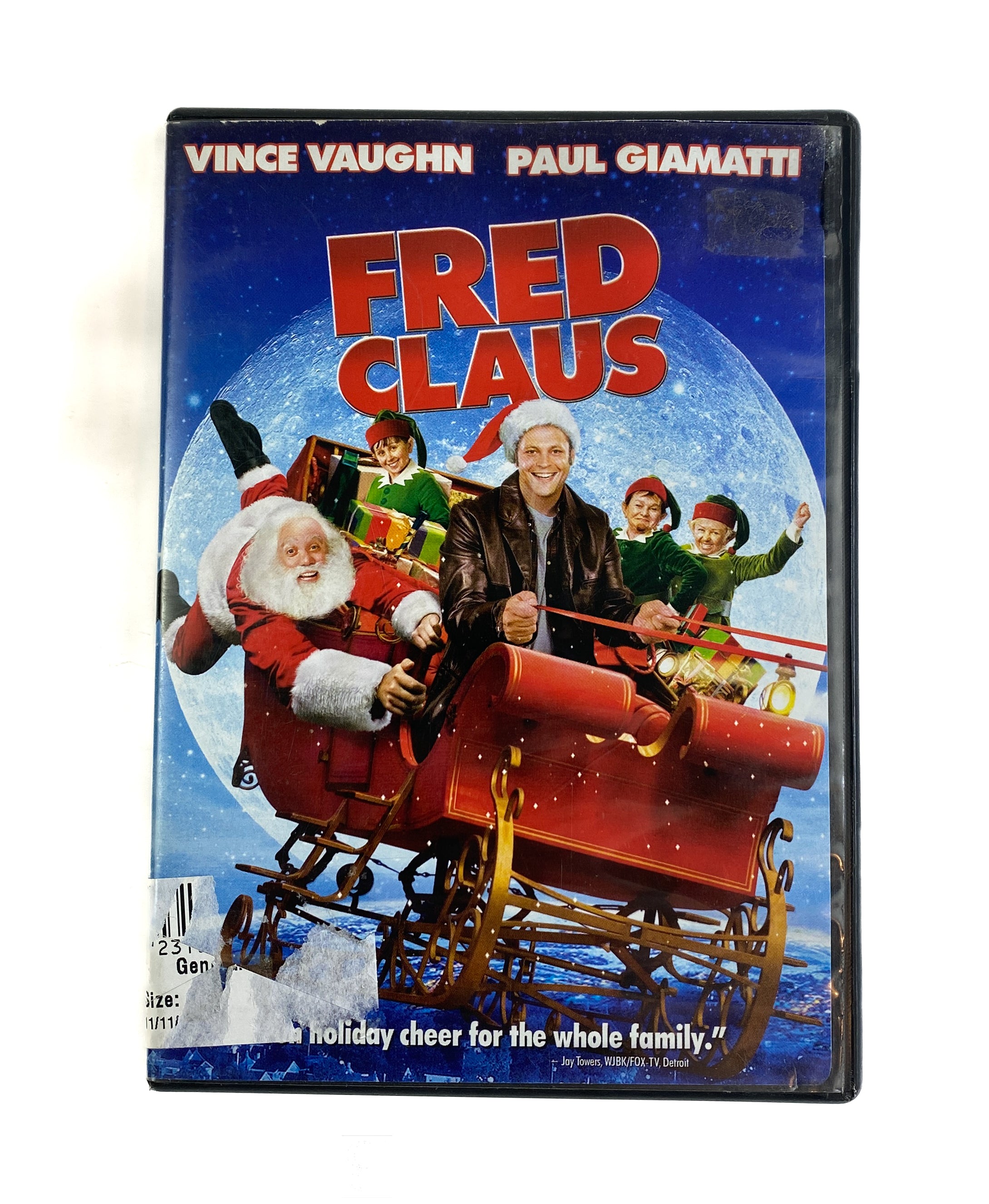 Fred Claus Vince Vaughn Dvd Movie Used