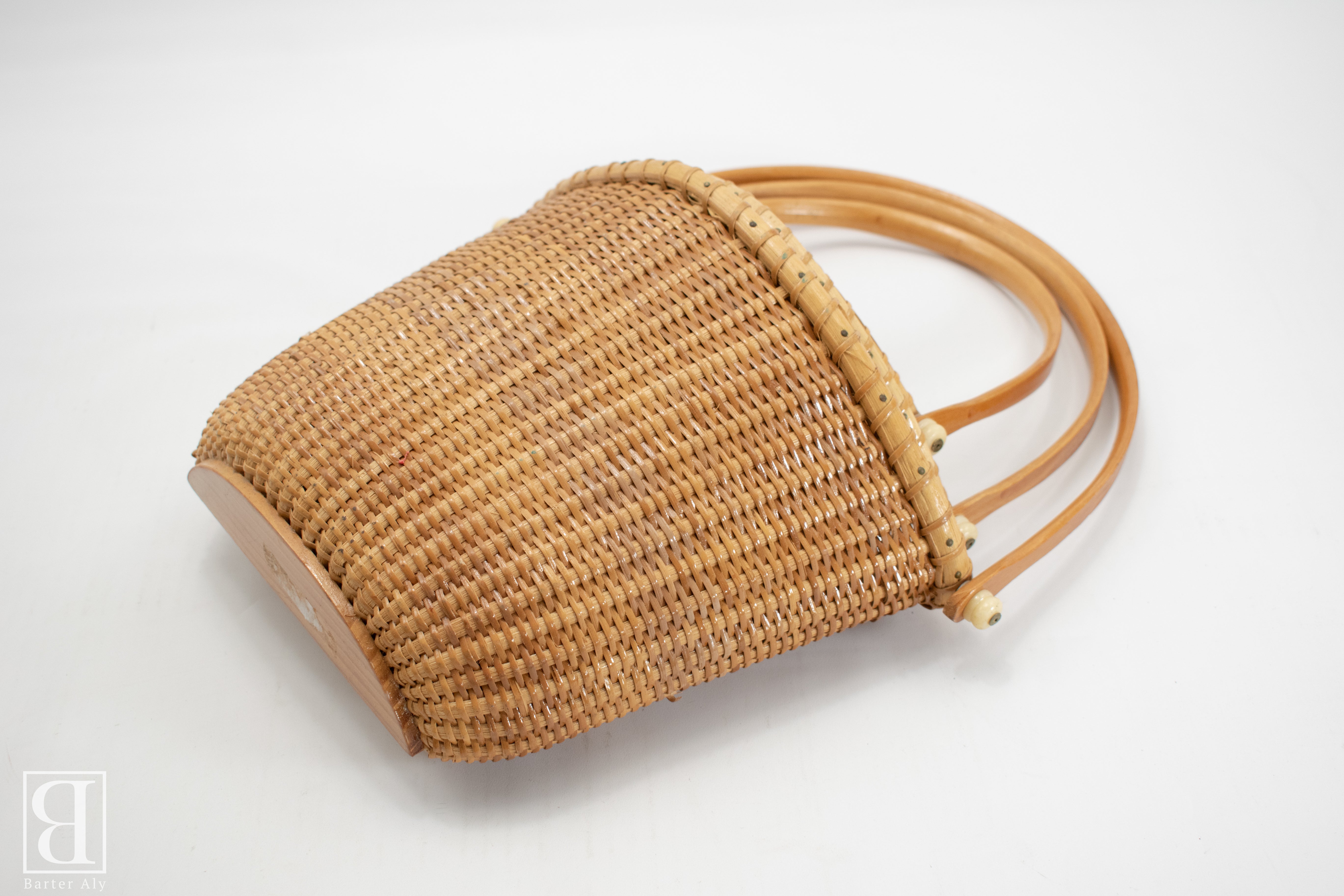 Wicker Basket Vintage Carry Home Decor Set Wicker basket Set of 3 Used