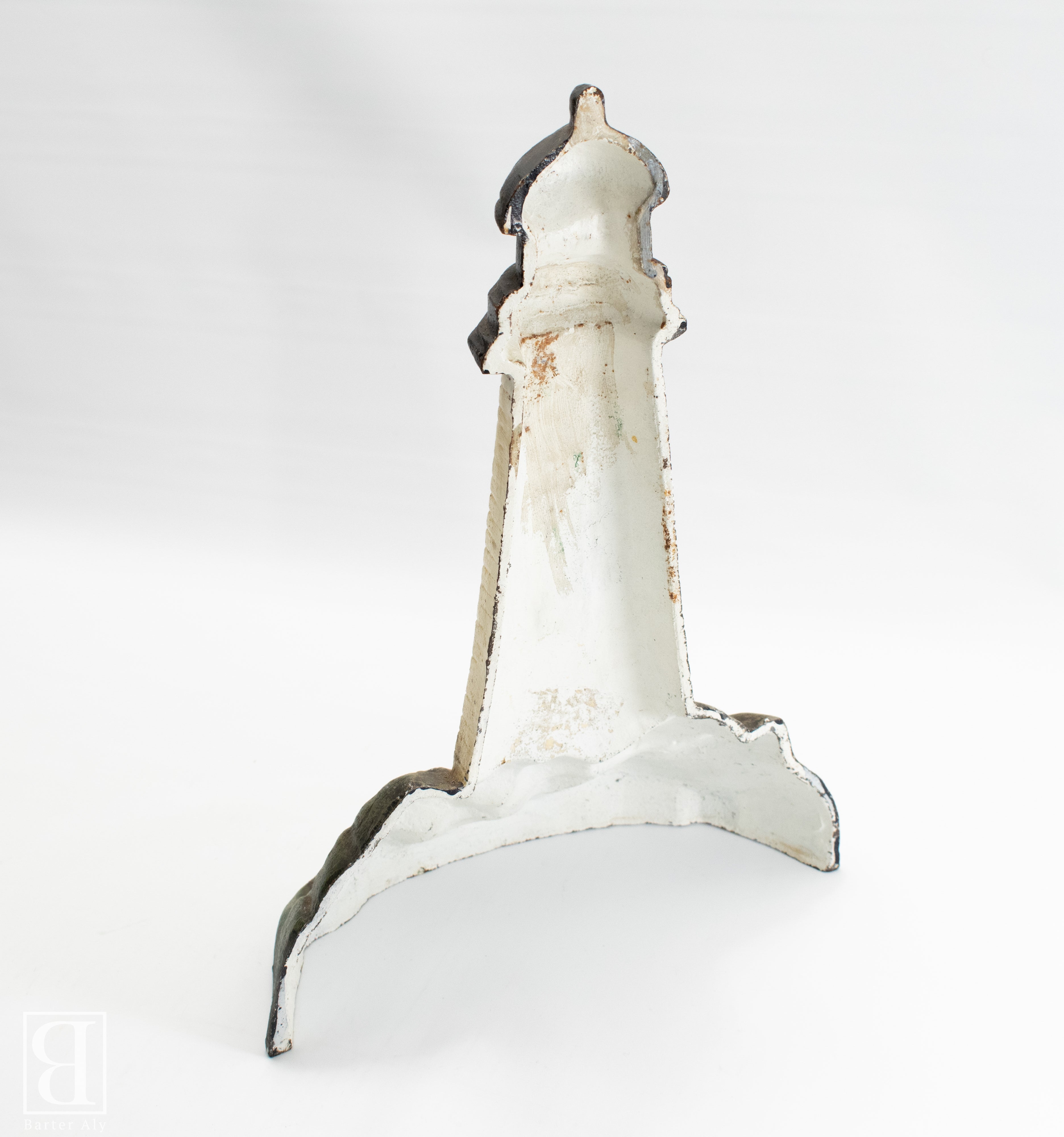 Cast Iron Light House Large 15 inch Used Home Decor Beach Ocean Decorative