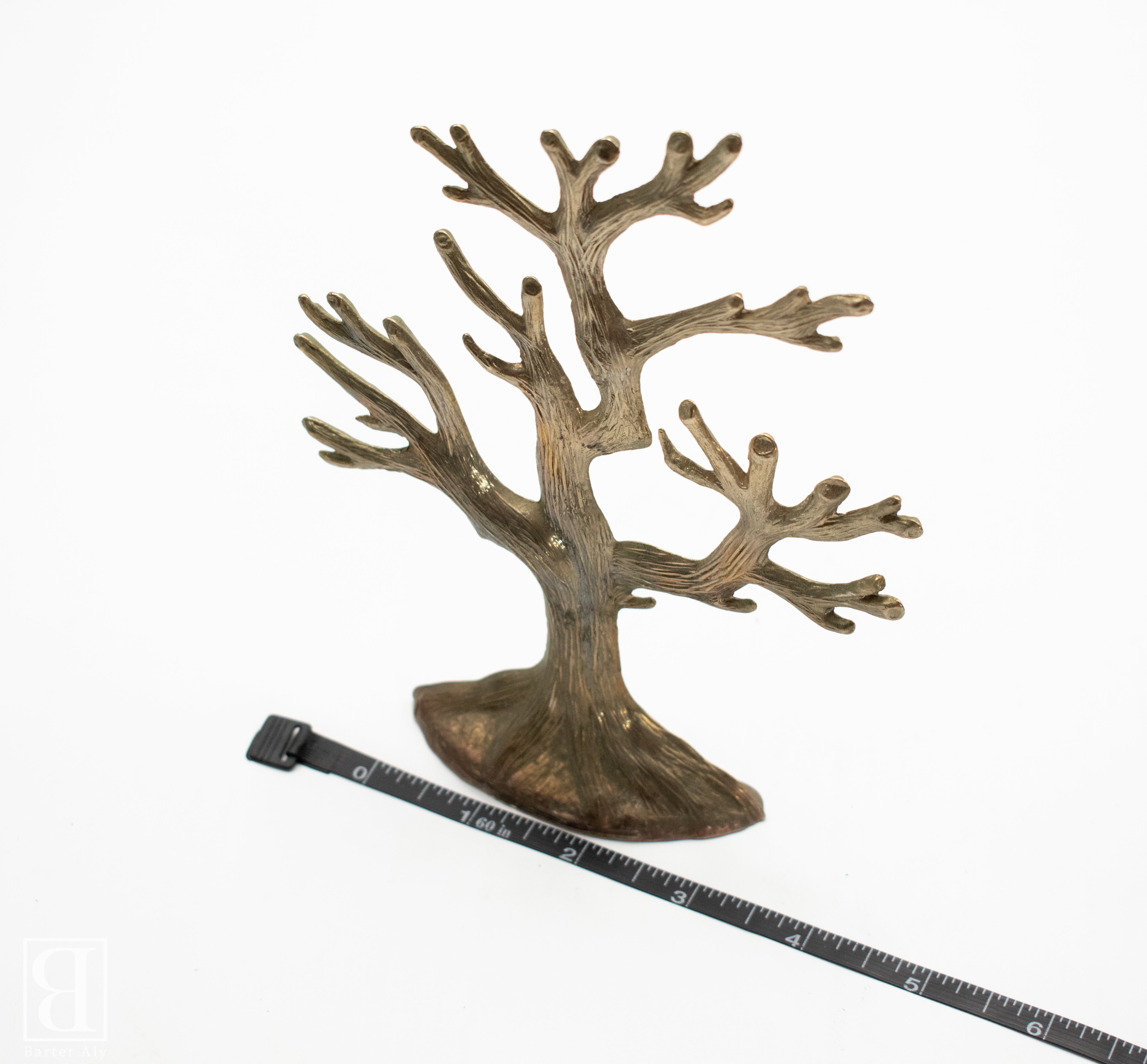 Metal Tree 7 inch Home Decor Decretive Display Tree Gold Silver Used Holiday Christmas