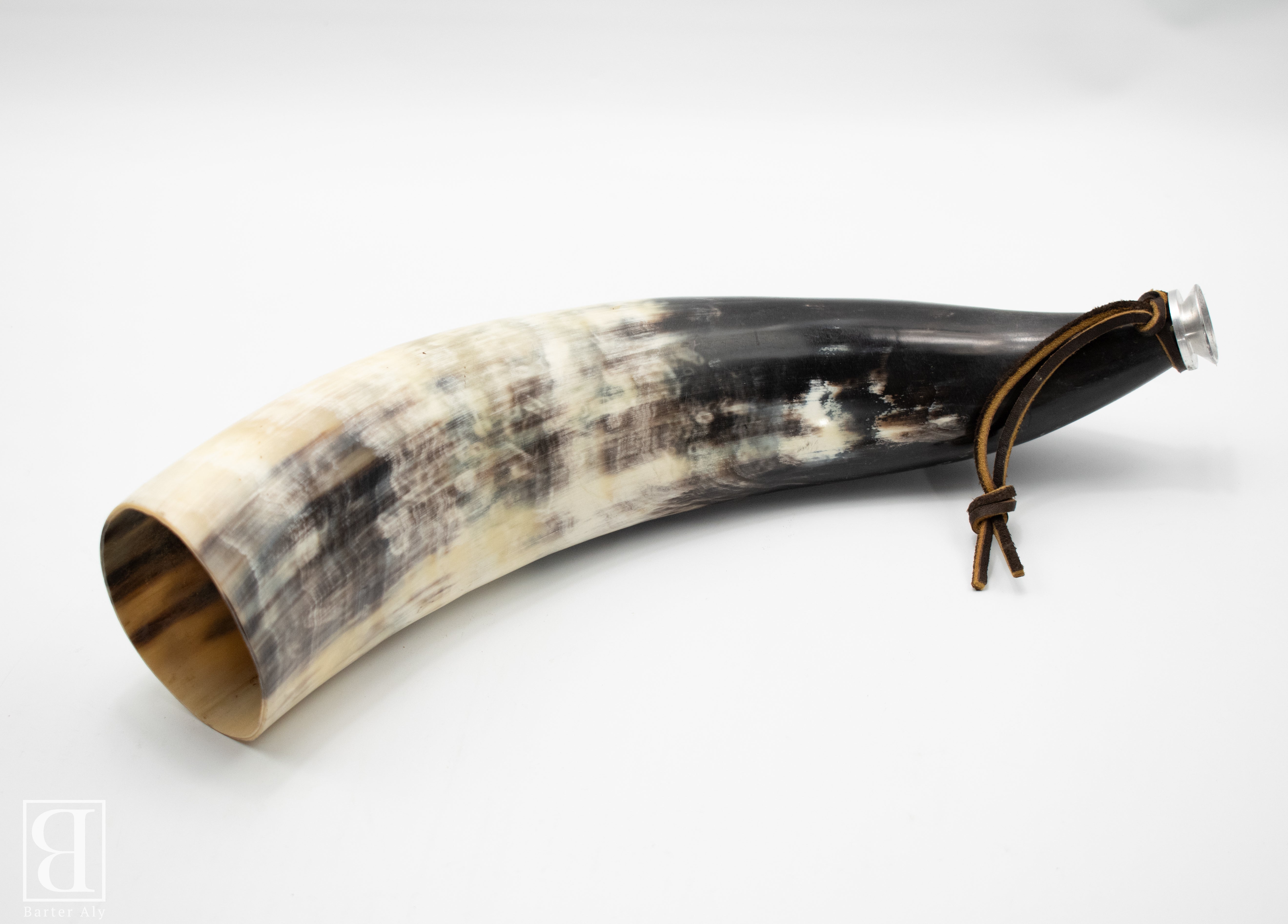 Black Powder Buffalo Horn Old Muzzleloader Hunting Cabin Decor Hunting Decor Antique