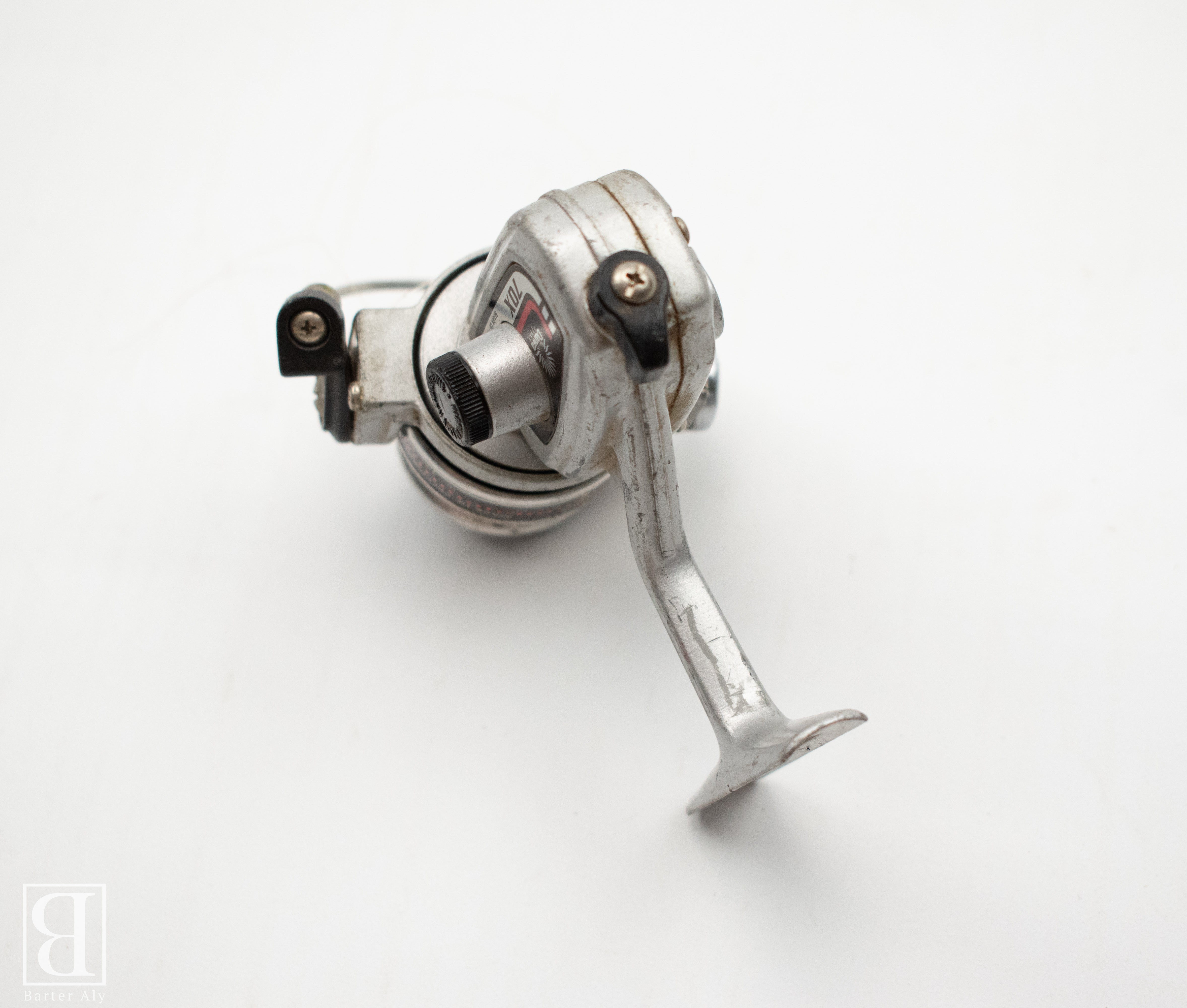 Fishing Reel Vintage Used 4inch Silver DAIWA 70X SPINNING REEL MADE IN JAPAN