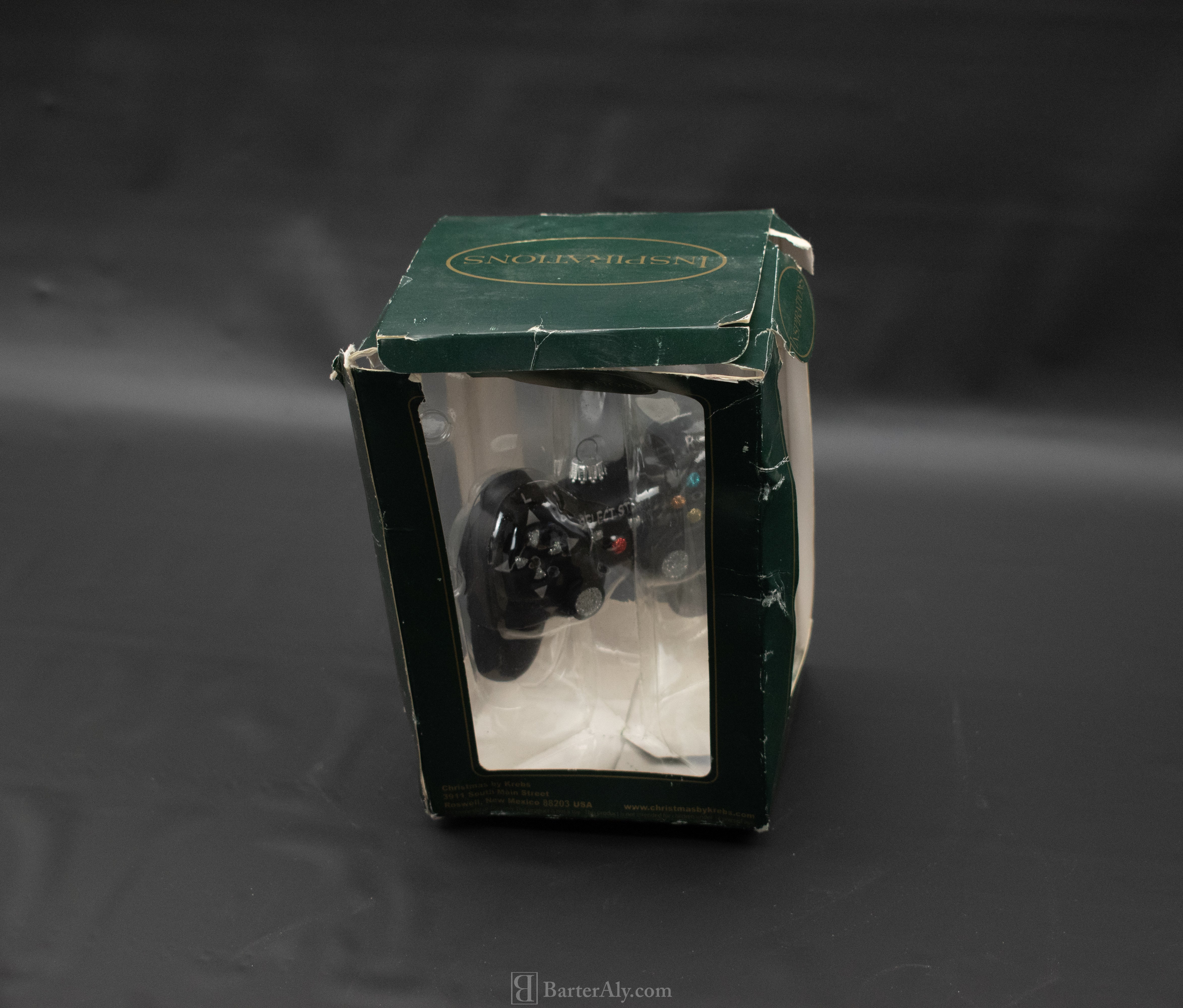 Inspirations Christmas Ornament Xbox Gaming Controller Black 3 1/2 Used