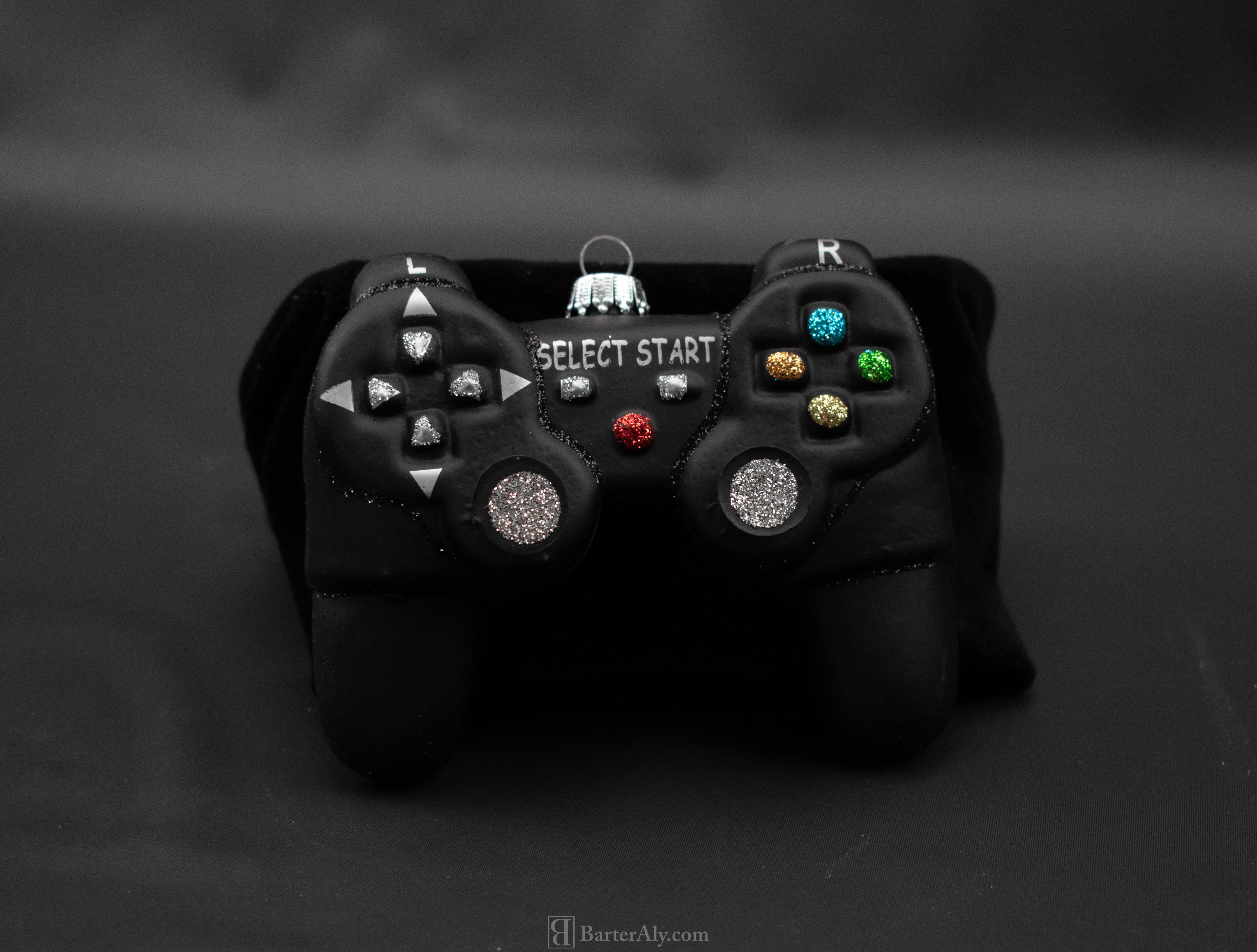 Inspirations Christmas Ornament Xbox Gaming Controller Black 3 1/2 Used
