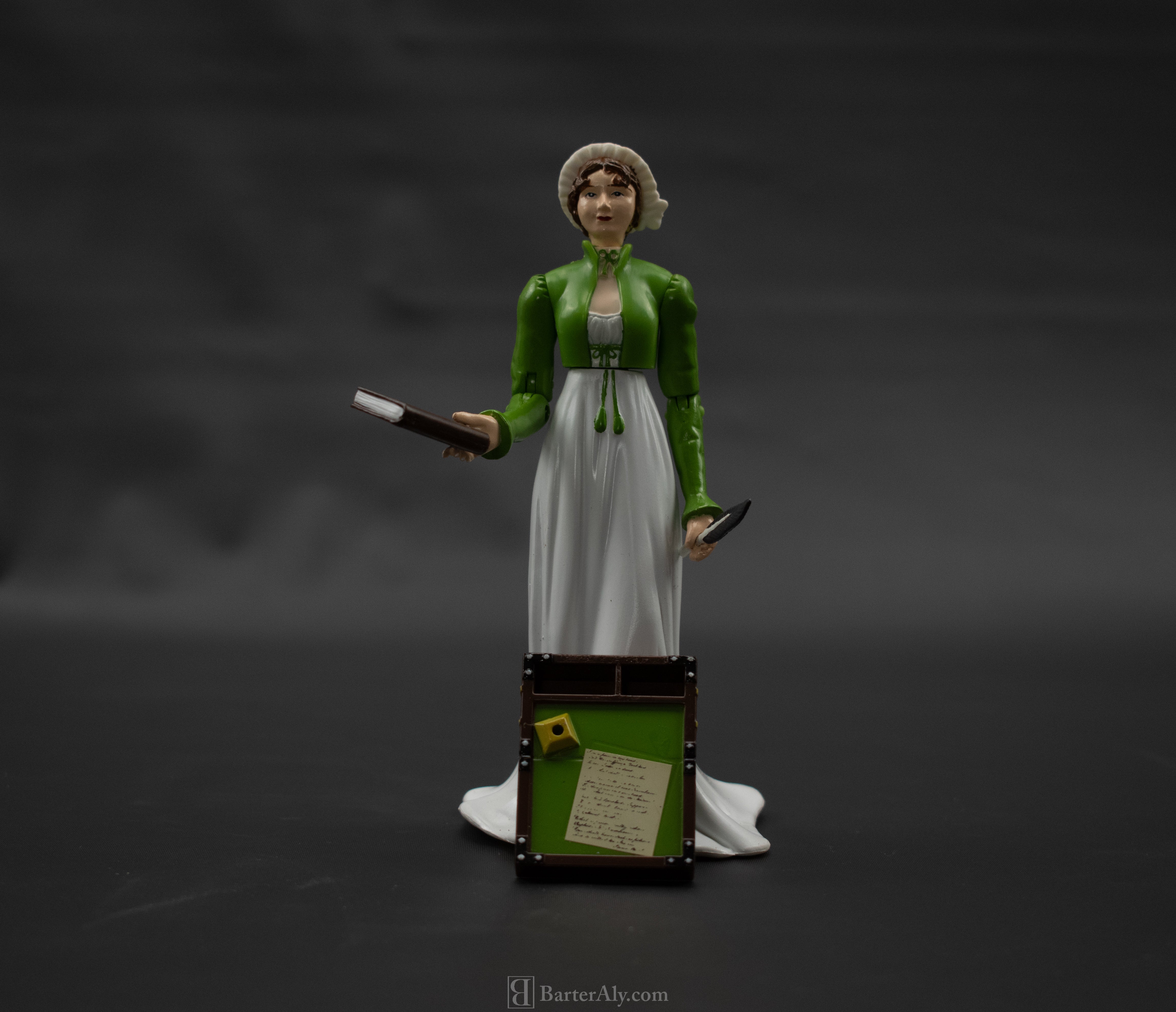 Jane Austen Action Figure Quill desk and writing pen Action Figure 2005 Accoutrements