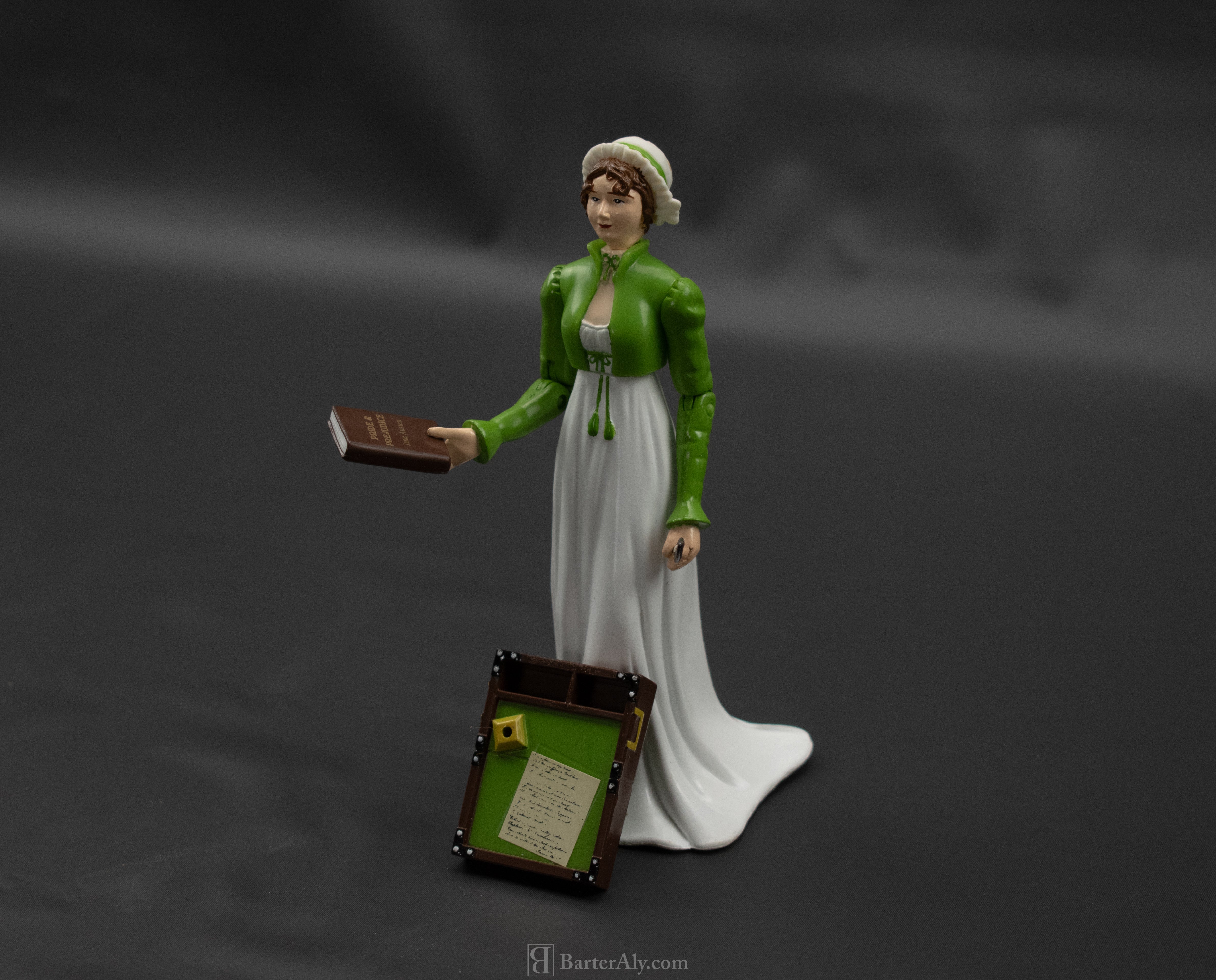 Jane Austen Action Figure Quill desk and writing pen Action Figure 2005 Accoutrements
