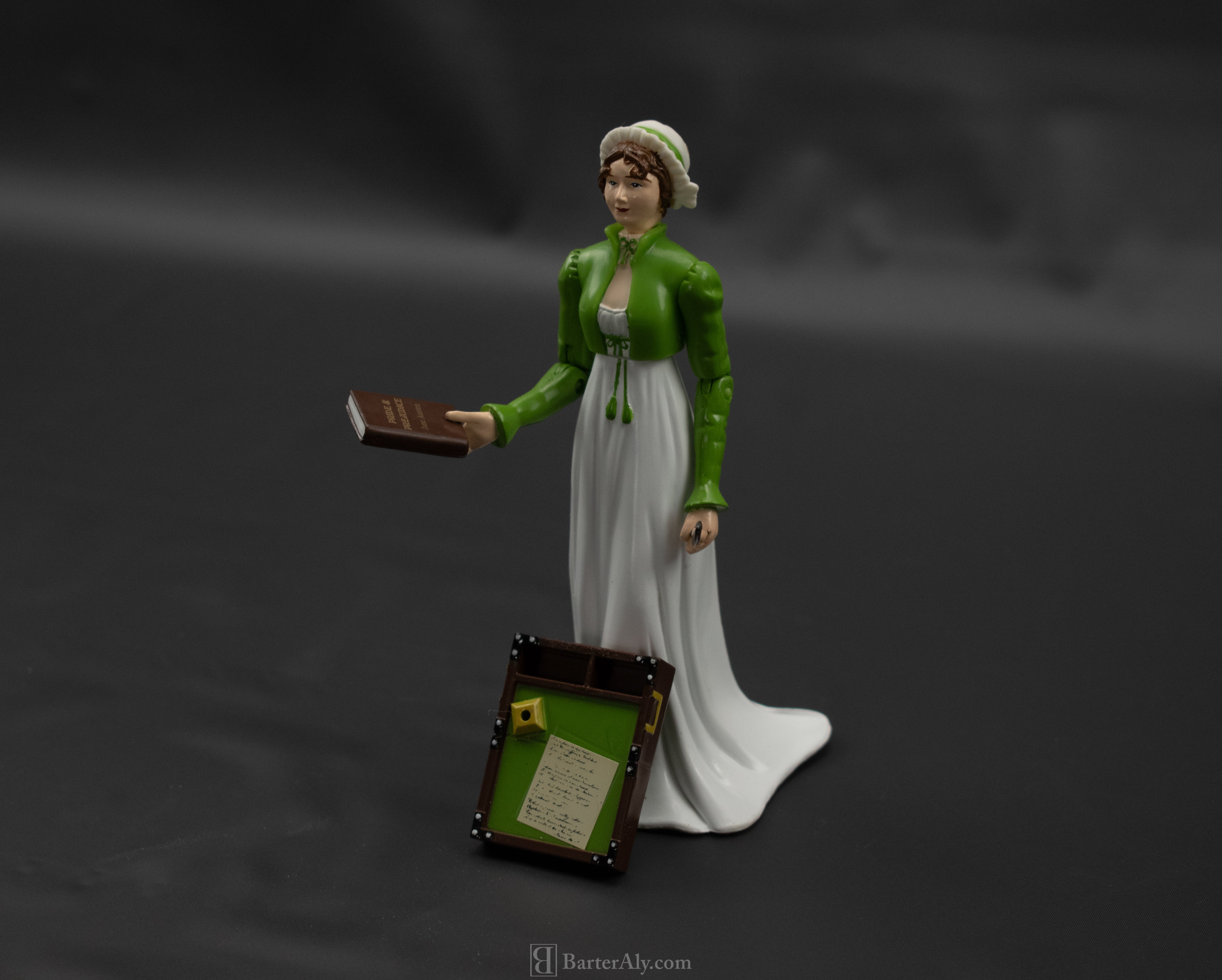 Jane Austen Action Figure Quill desk and writing pen Action Figure 2005 Accoutrements