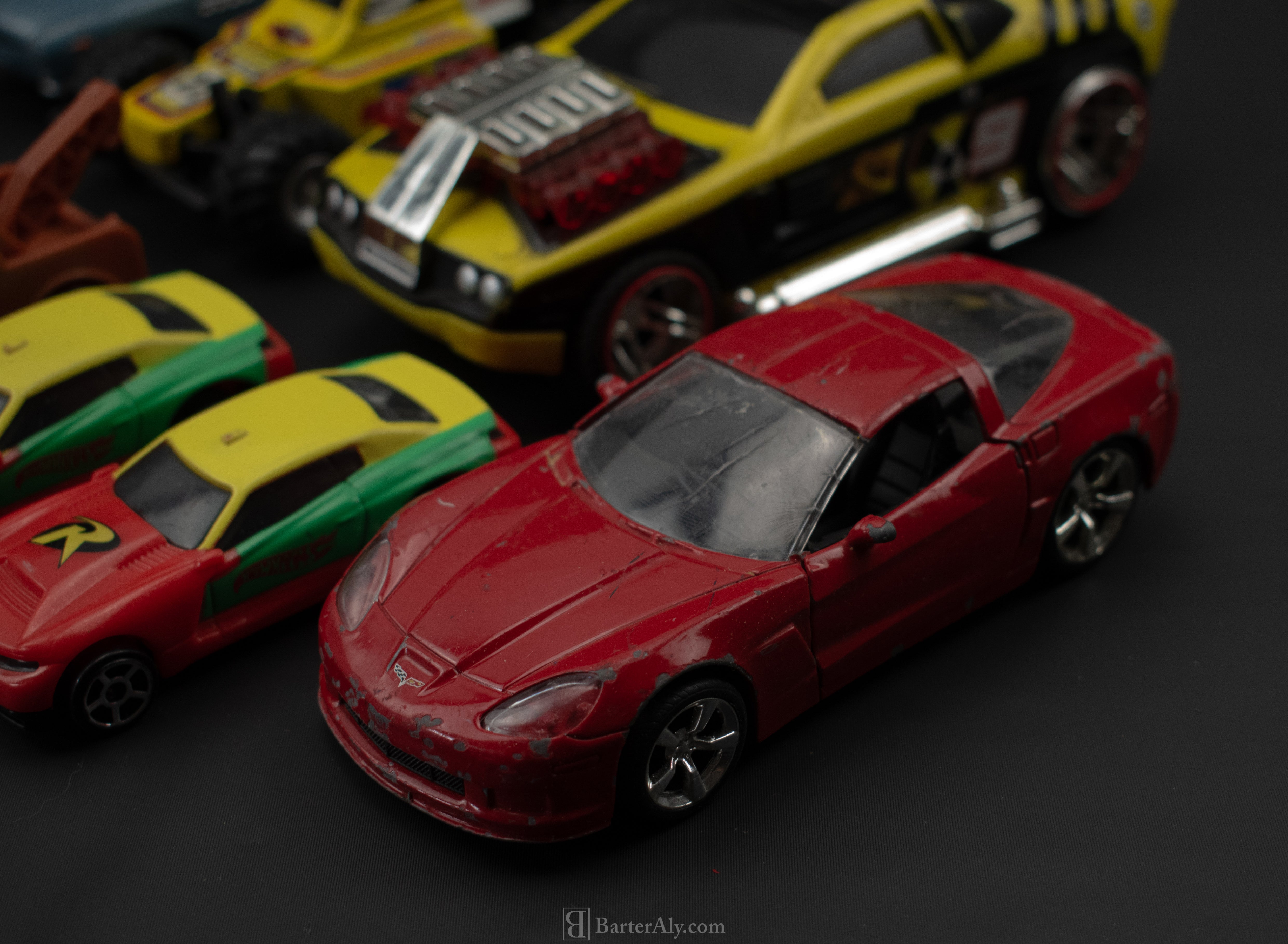 Mixed Toy Car Lot Used 11 Vehicles Die Cast Plastic Toy Cars