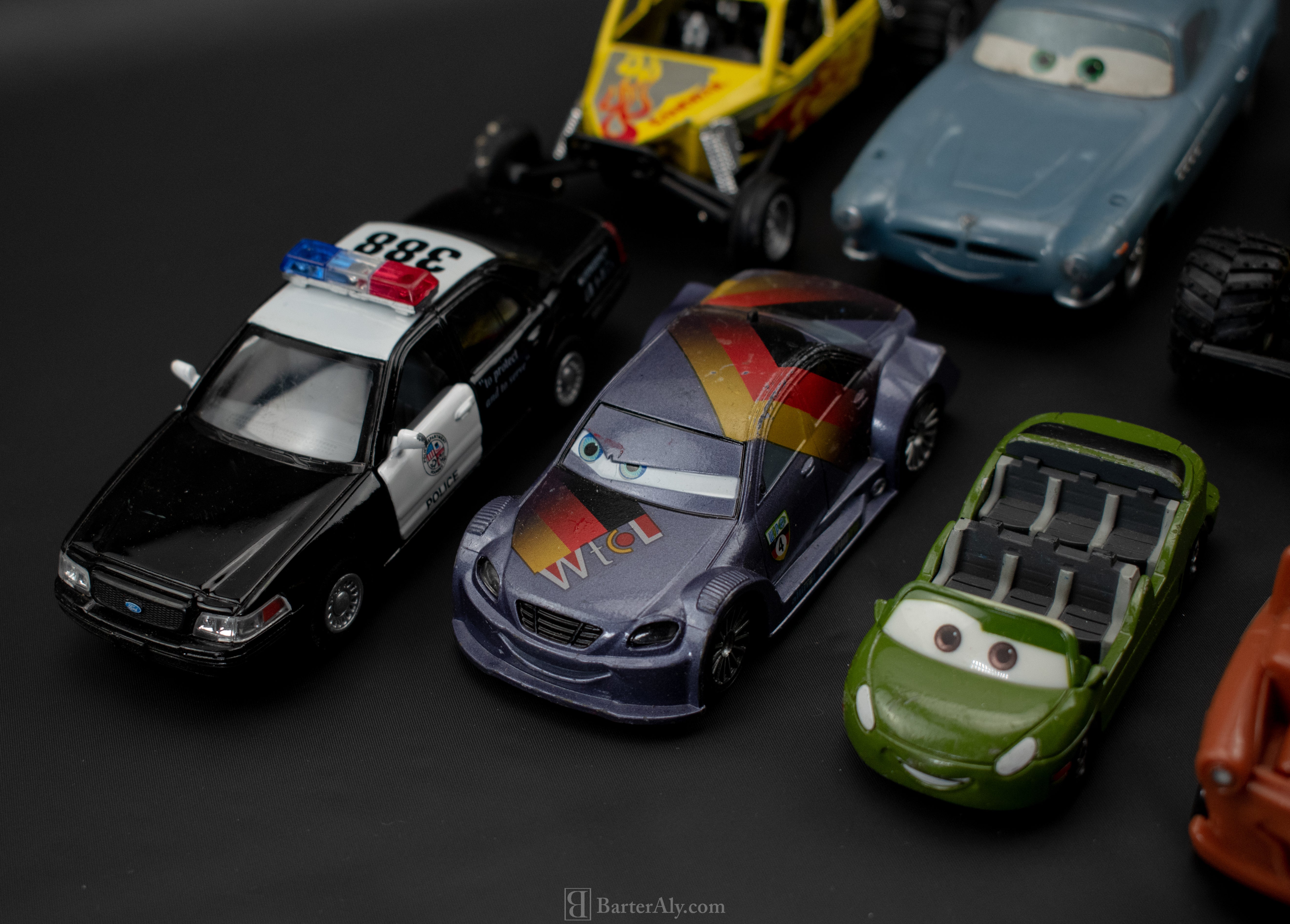 Mixed Toy Car Lot Used 11 Vehicles Die Cast Plastic Toy Cars