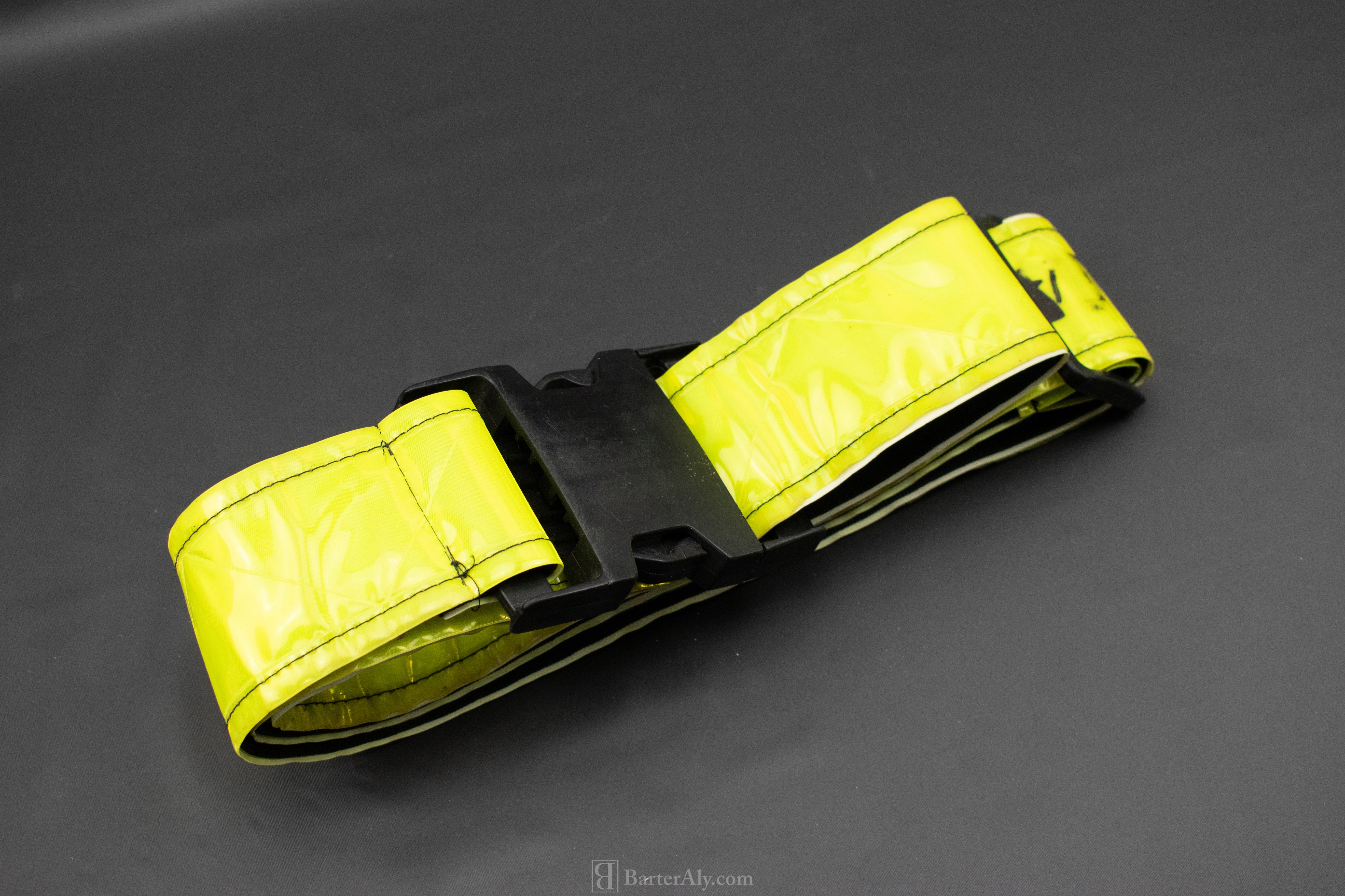Reflective Safety Belt Yellow Neon Green Used PT Belt Workout