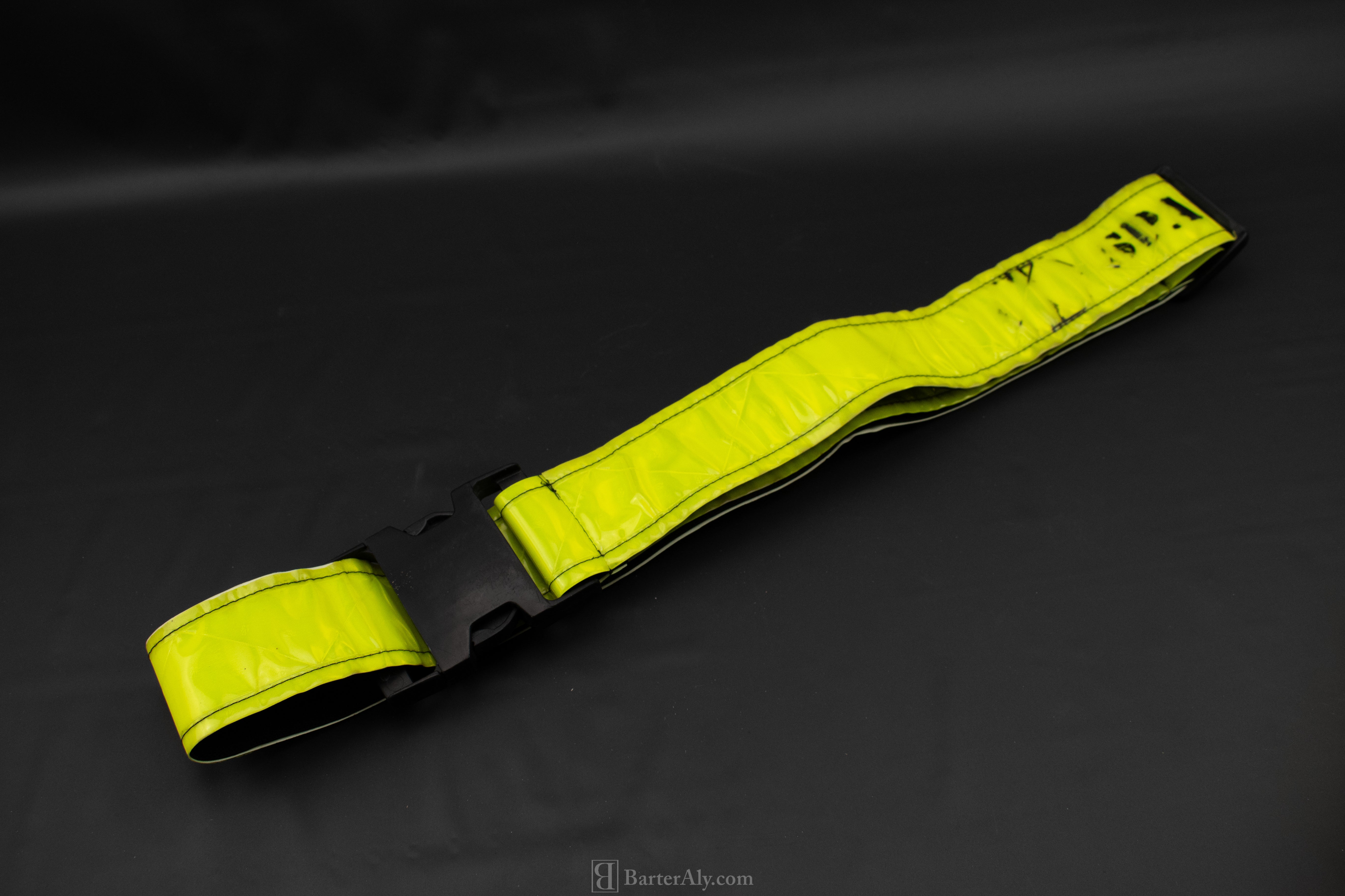 Reflective Safety Belt Yellow Neon Green Used PT Belt Workout