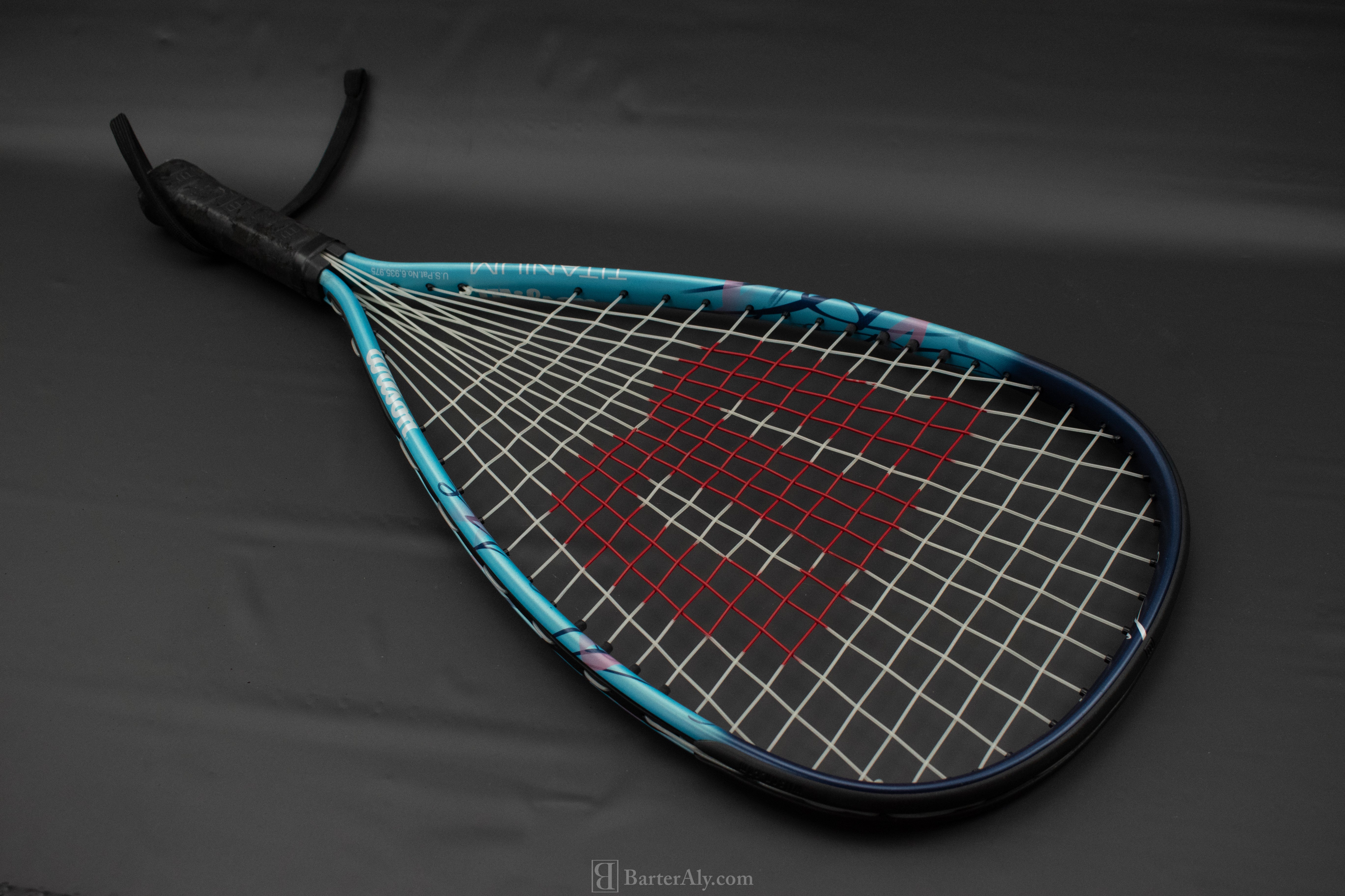 Wilson Titanium Women's Hope Tennis Racket Blue Breast Cancer 3 7/8 Grip XS Wit