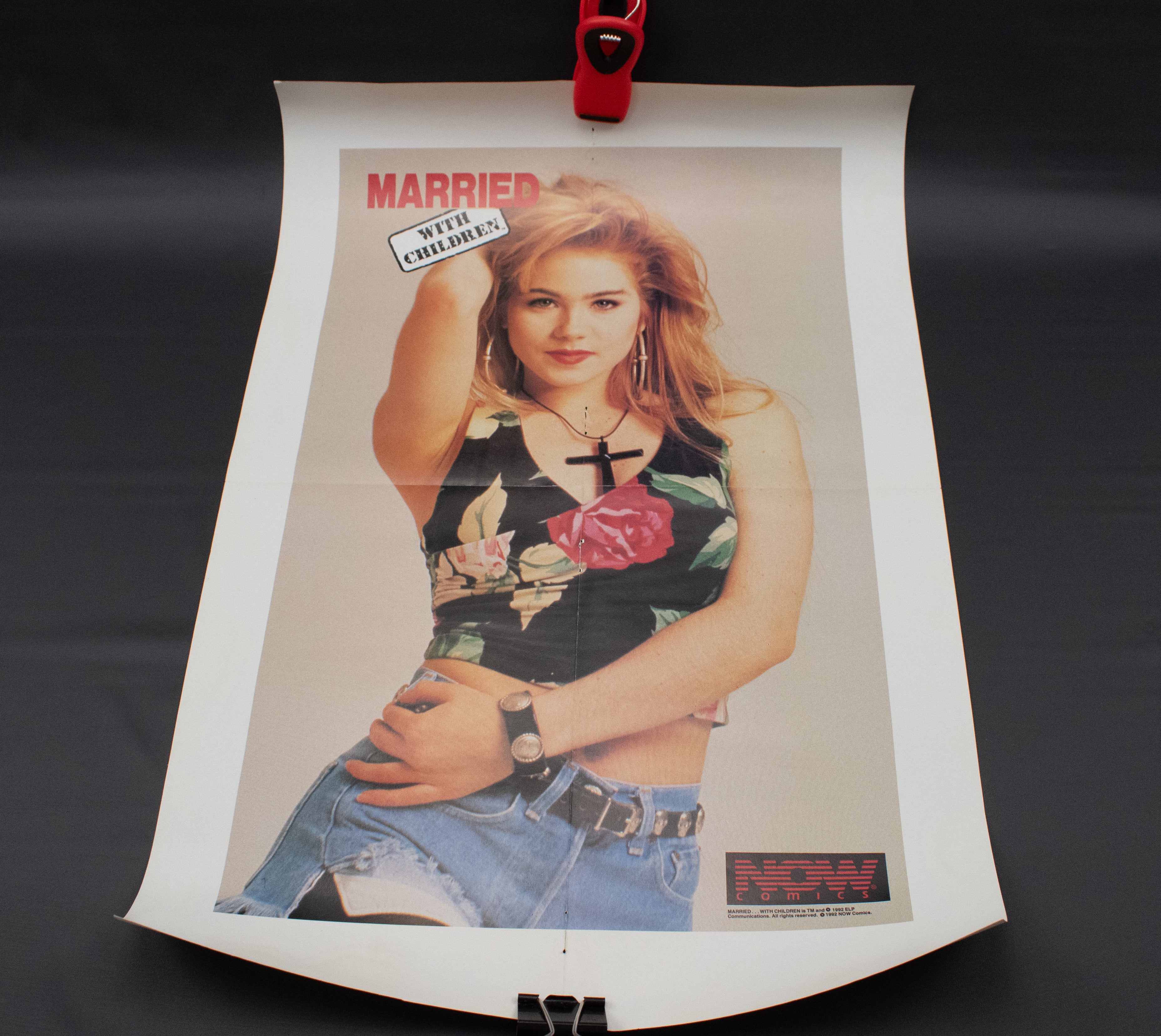 Married With Children 1992 Poster Comic Book Center Fold Now Comics