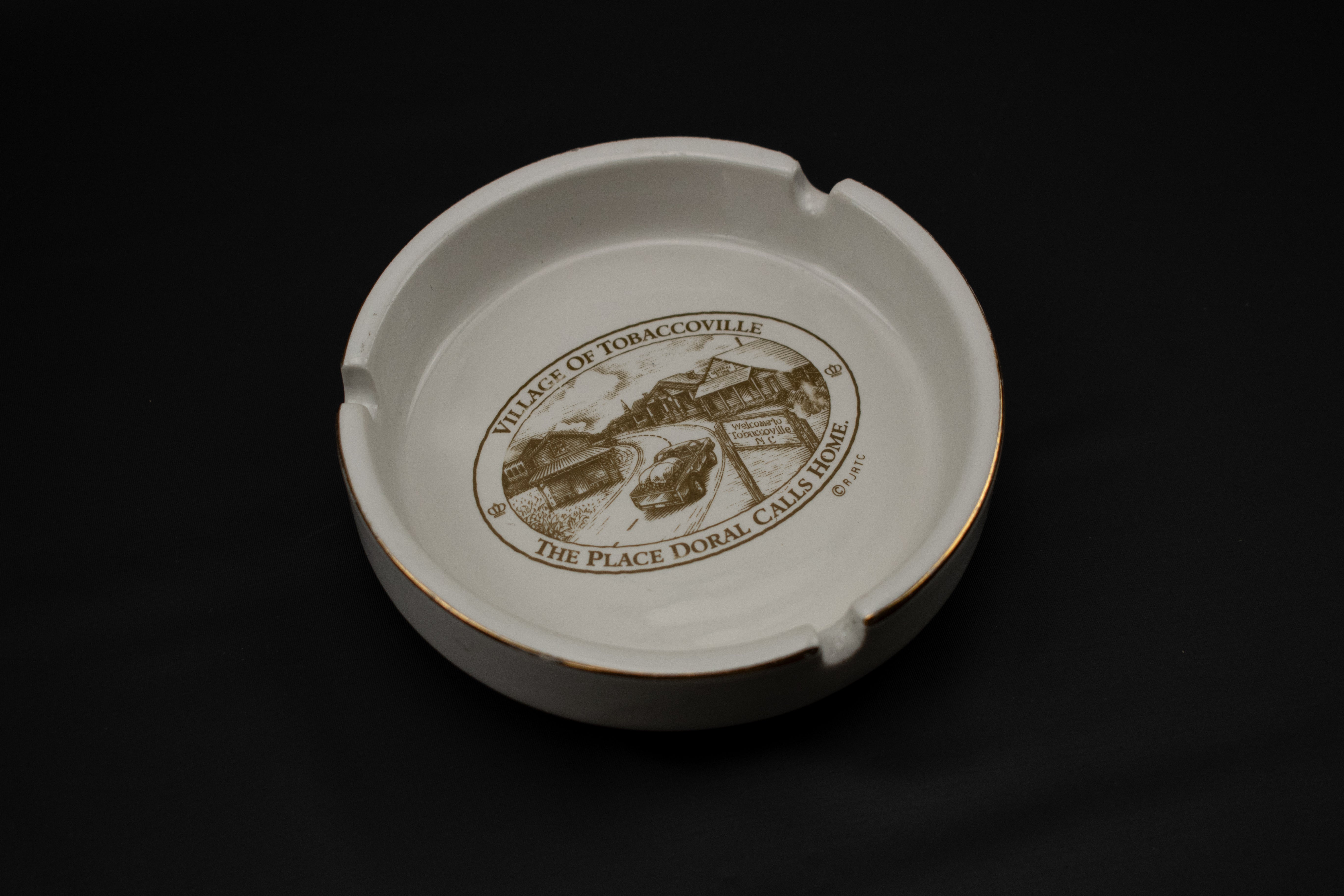 Village Of Tobacco Ville The Place Doral Calls Home Ash Tray Used