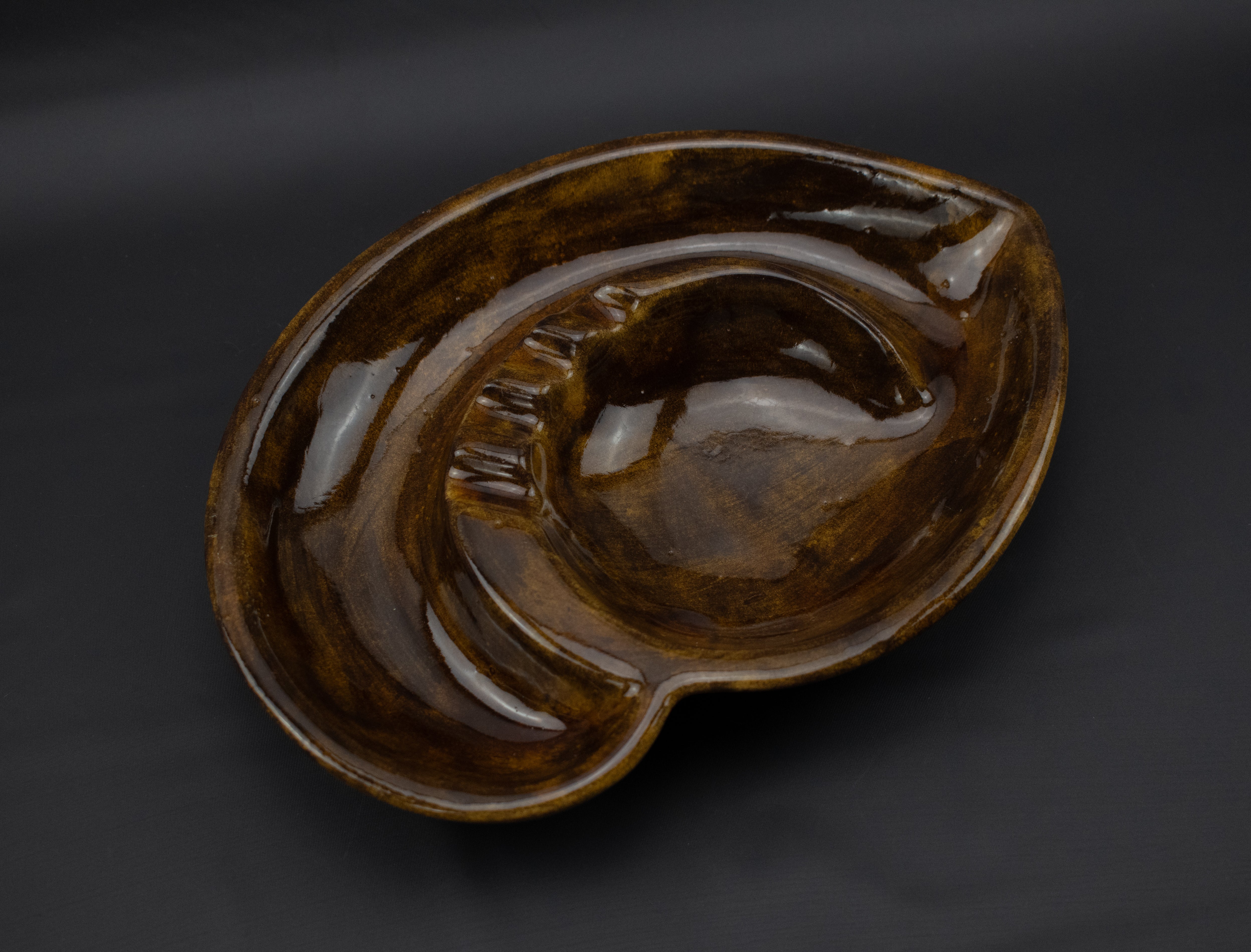 Brown Ash Tray Used Custom made ash Bowl