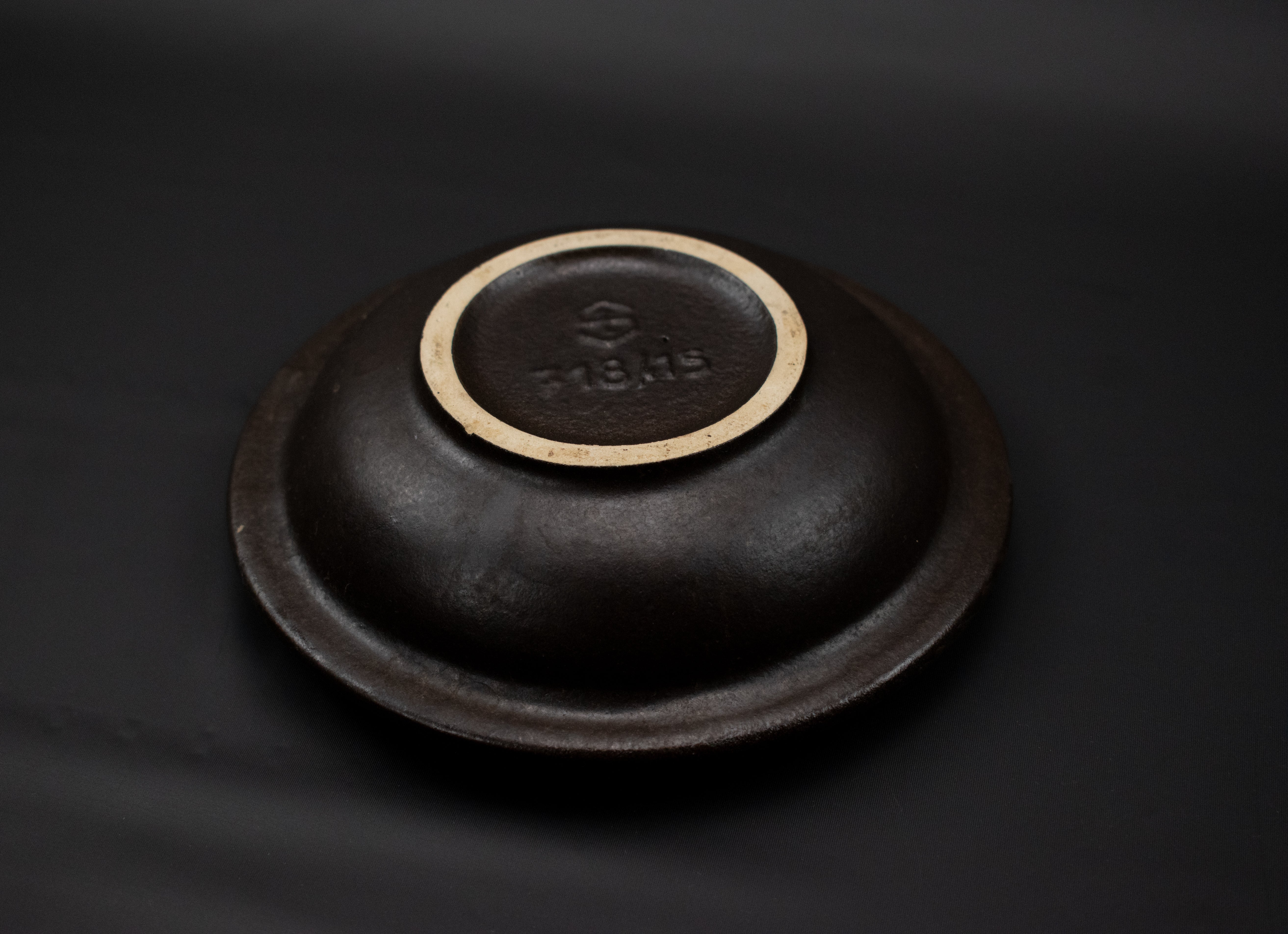 Vintage Ashtray 718 / 15 Brown Clay Ash Bowl Used 6 inch