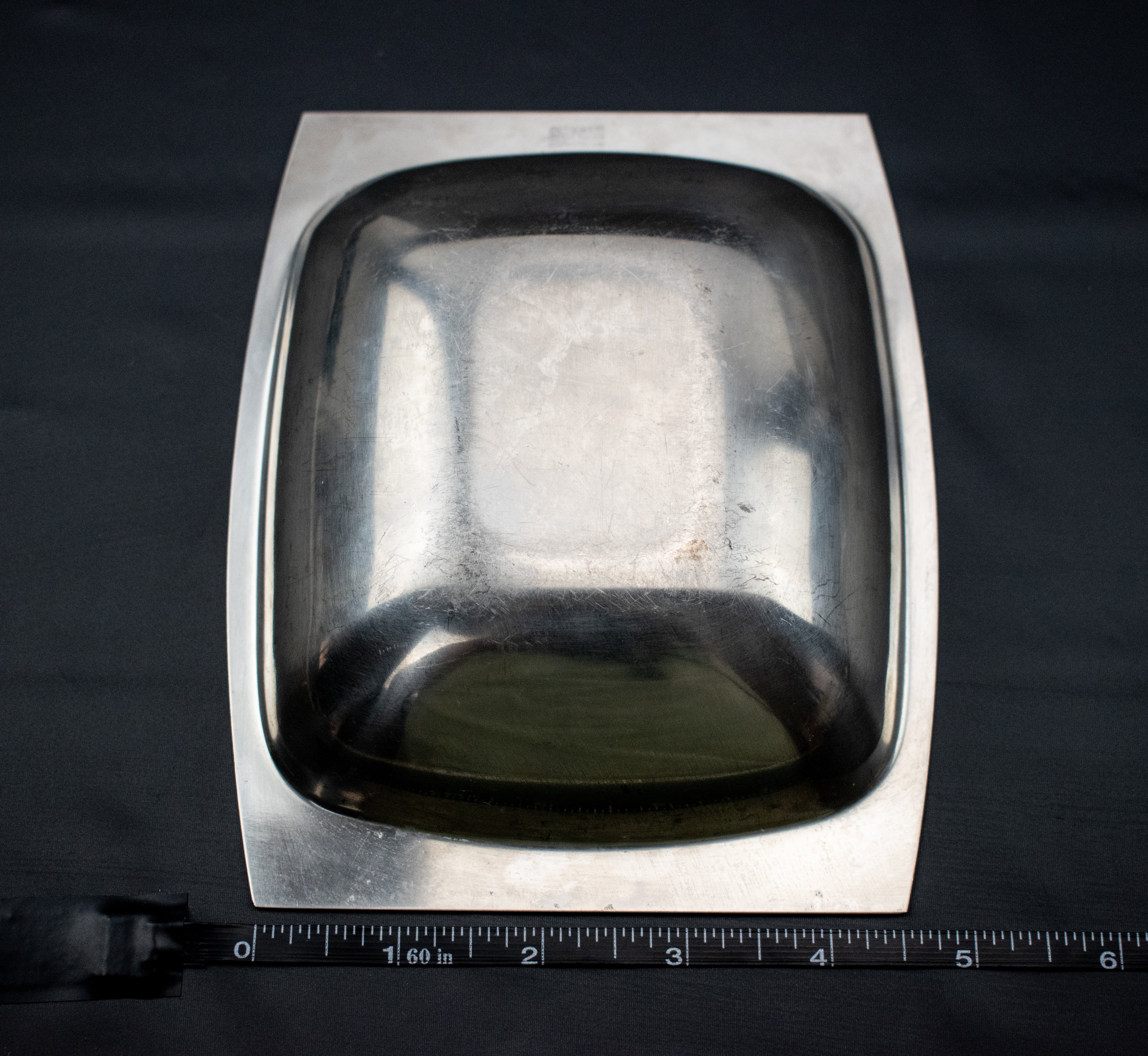 Metal Ash trays used set Vintage Ashtray