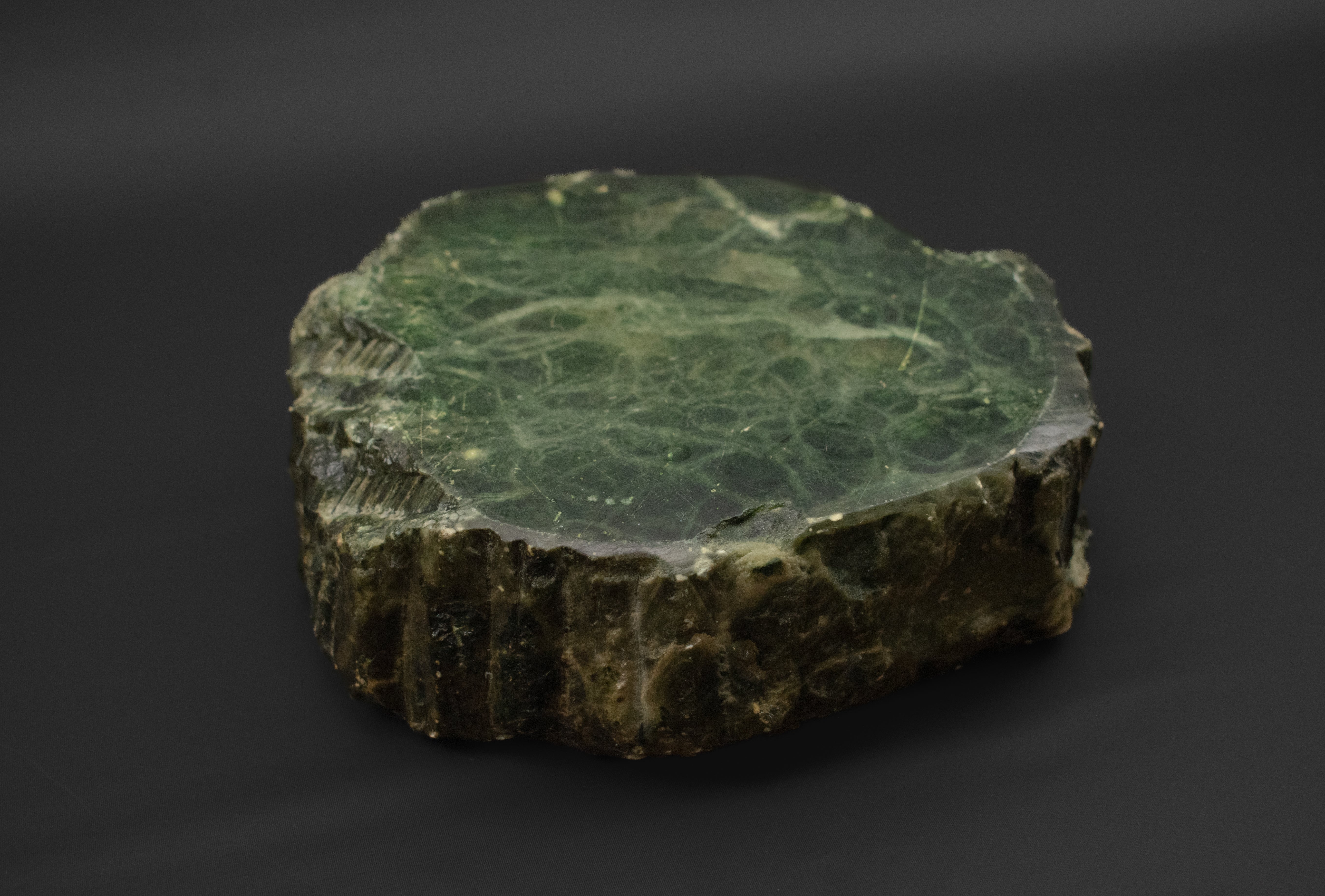 Ashtray Craved Stone Piece 4 inch Cigar Bowl Used
