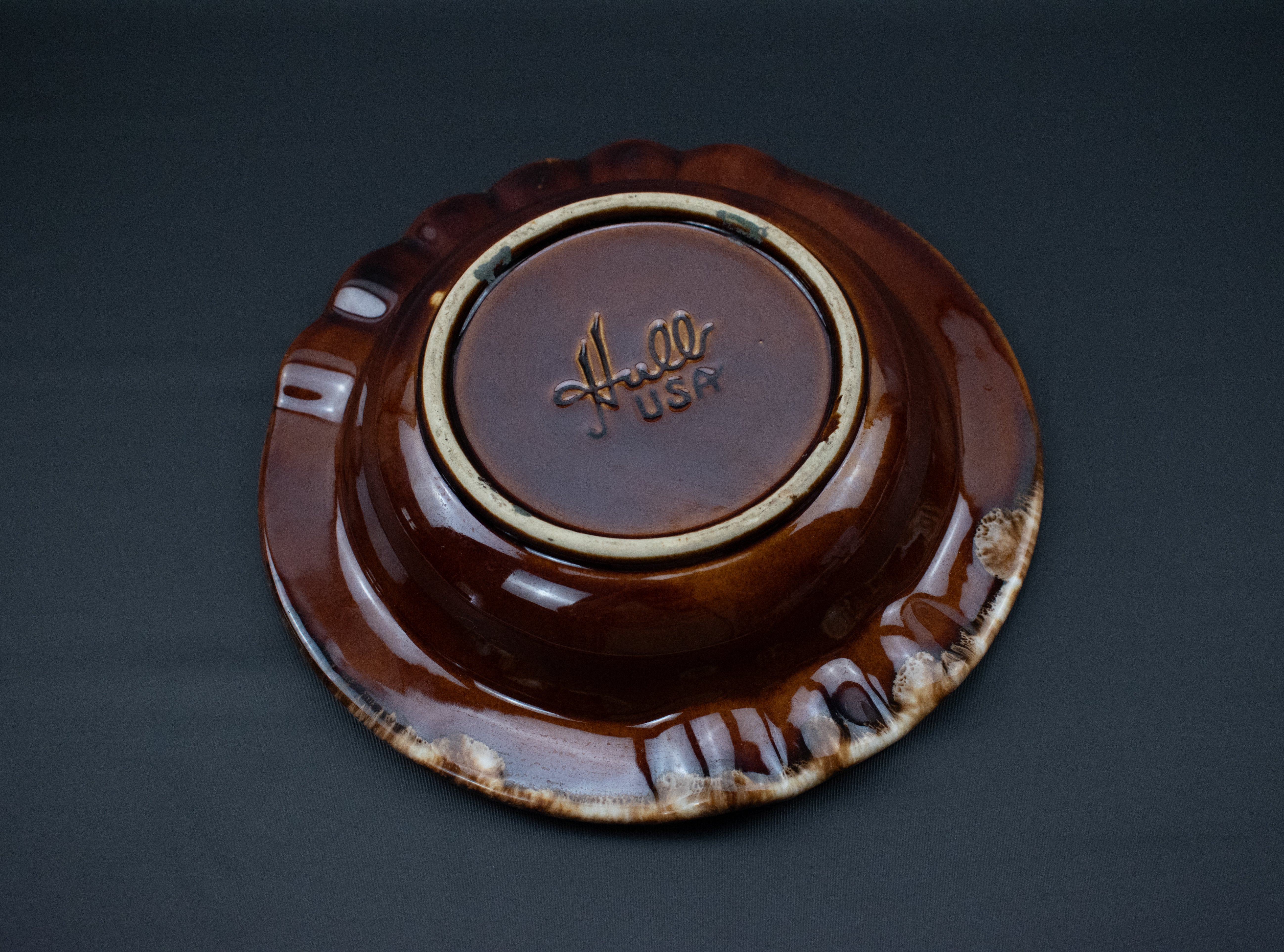 Ashtray Brown Horse Western Artsy Decorative Used Ashtray Bowl 7inch