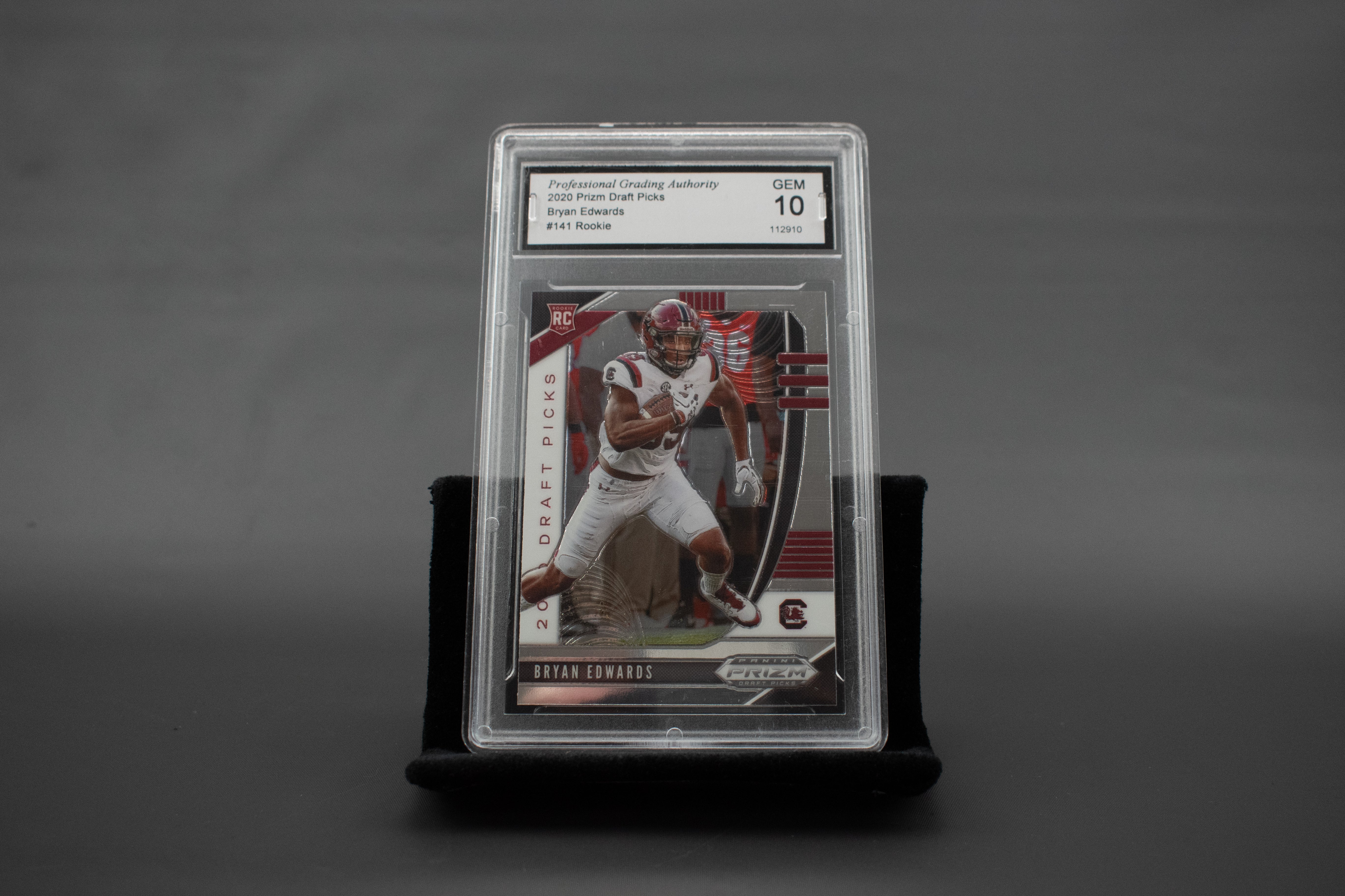 Bryan Edwards #141 Rookie 2020 Prizm Draft Picks Gem 10