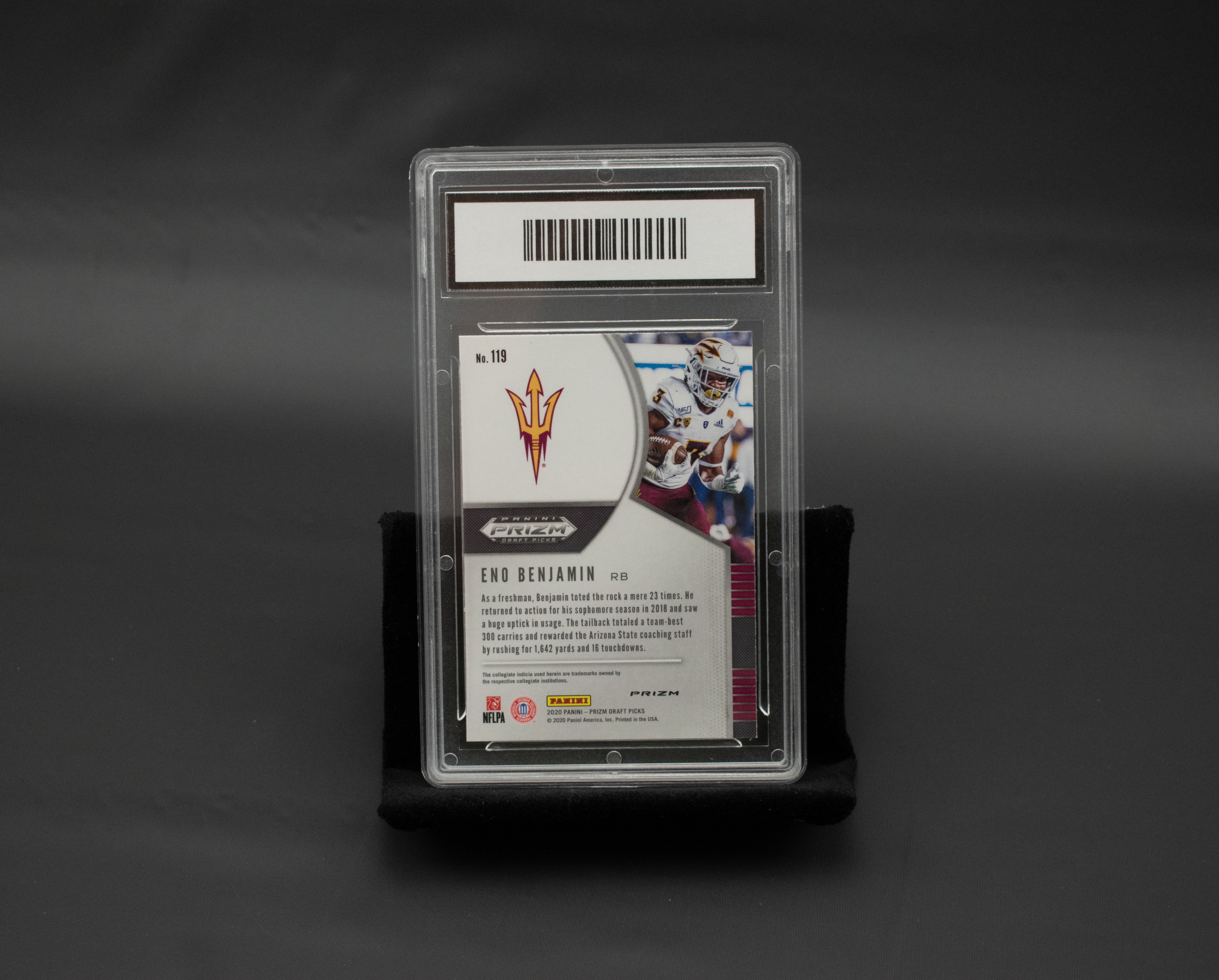 Eno Benjamin #119 Pink Pulsar Prizm Rookie 2020 Draft Picks Gem 10 Graded