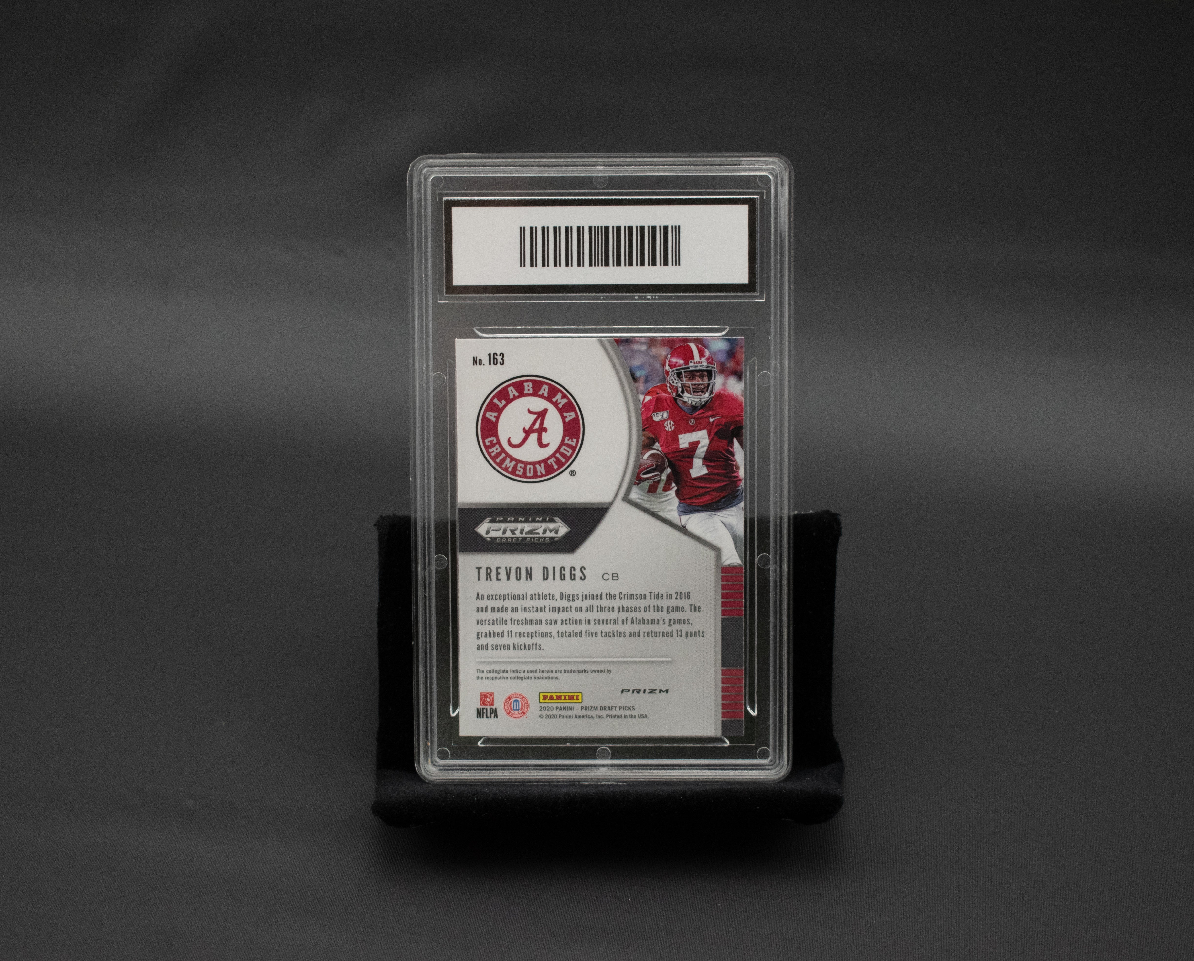 Trevon Diggs #163 Red Prizm Rookie Gem 10 Graded Panini Football Card
