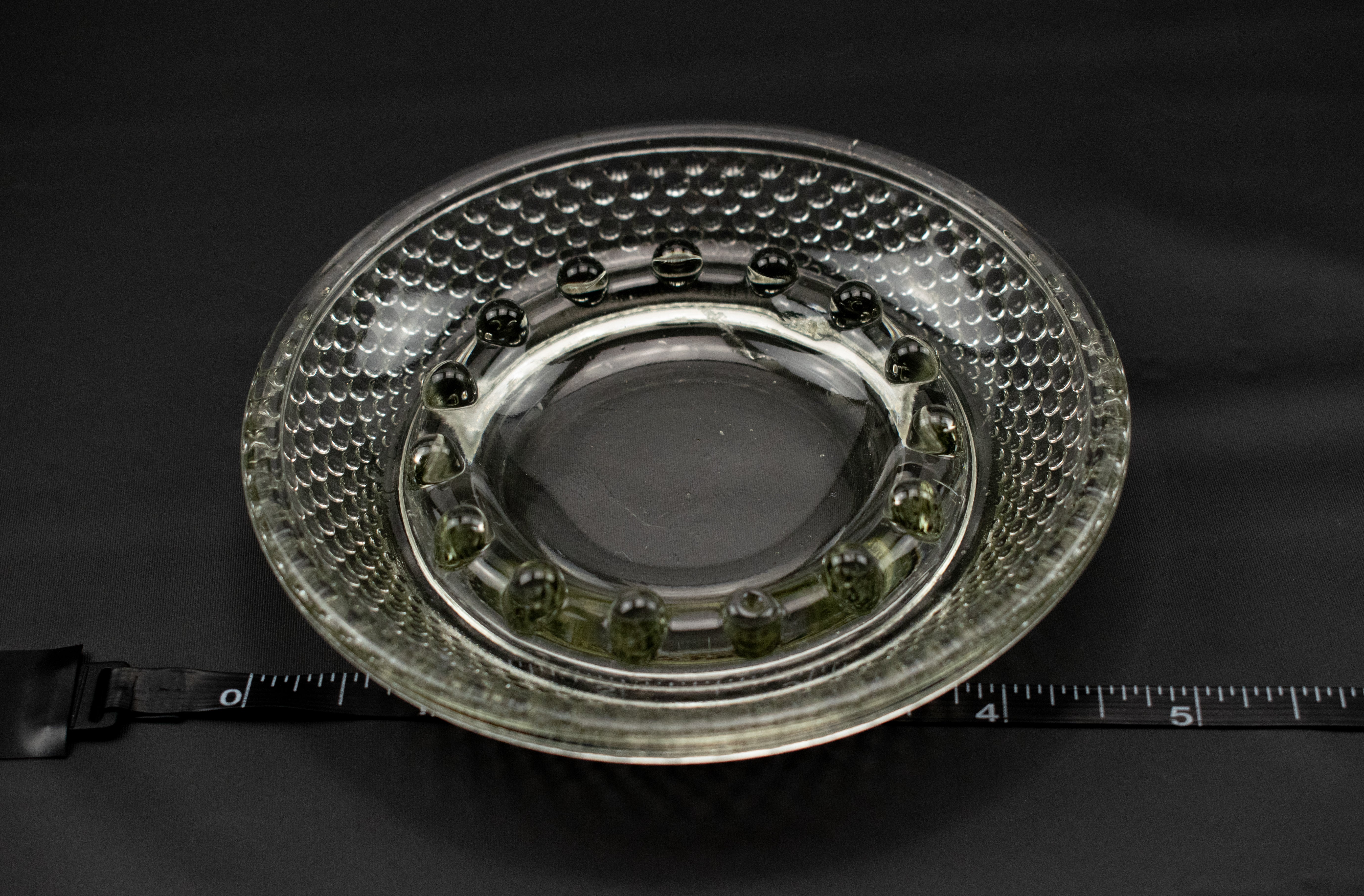 Clear Ashtray Used Vintage Glass Ashtray 4 inch