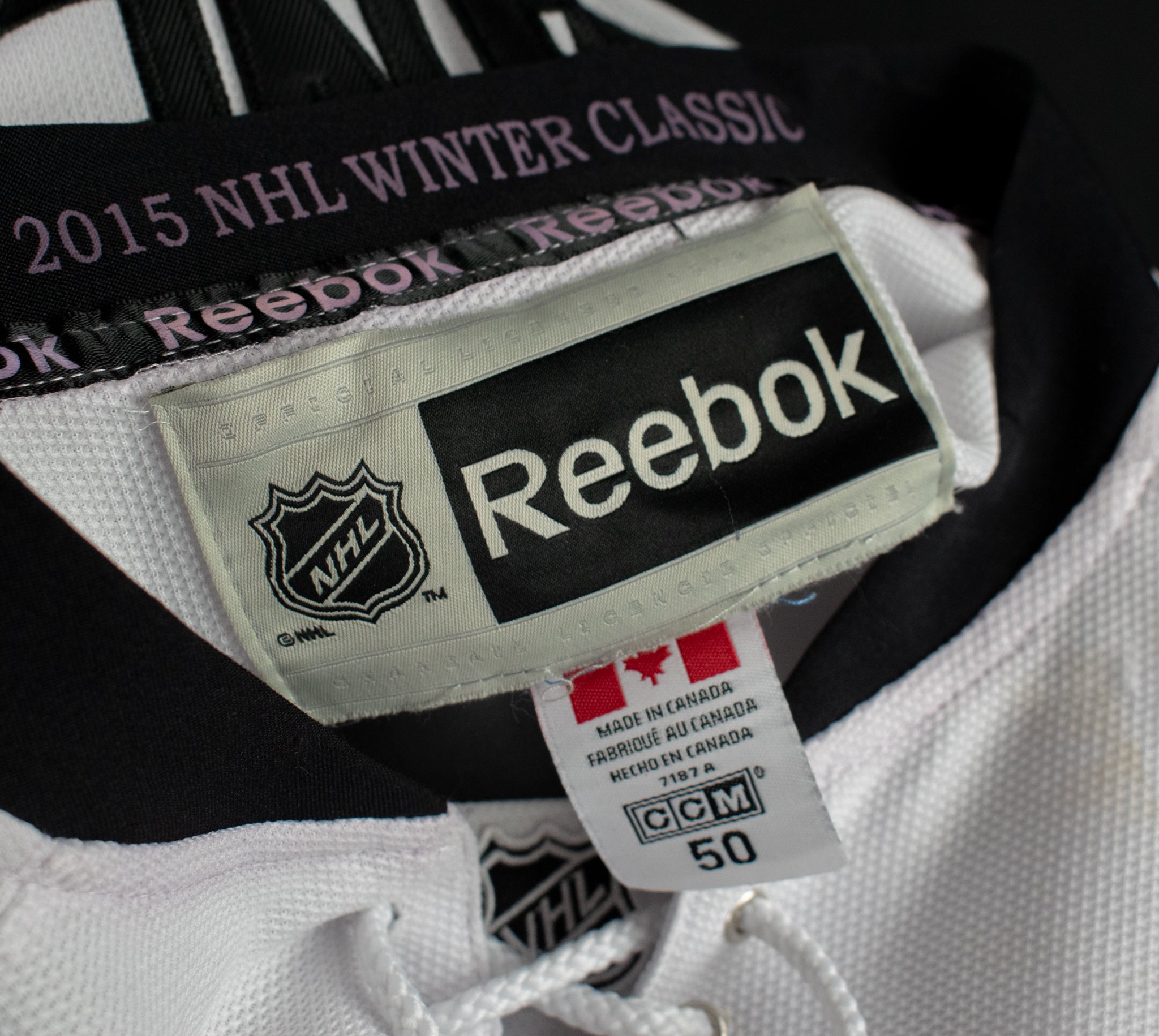 Chicago Black Hawks Patrick Kane 88 Winter Classics White Jersey 2015 Reebok Used