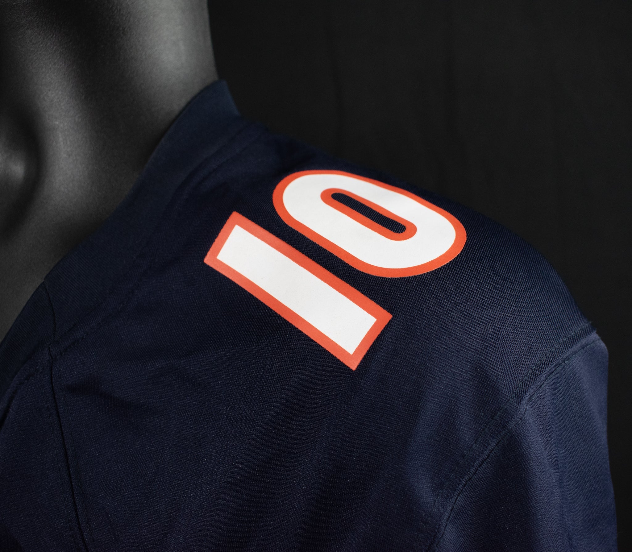 Chicago Bears Jersey Blue Nike On Field X-Large Adult NFL Jersey Mitch Trubisky #10 QB